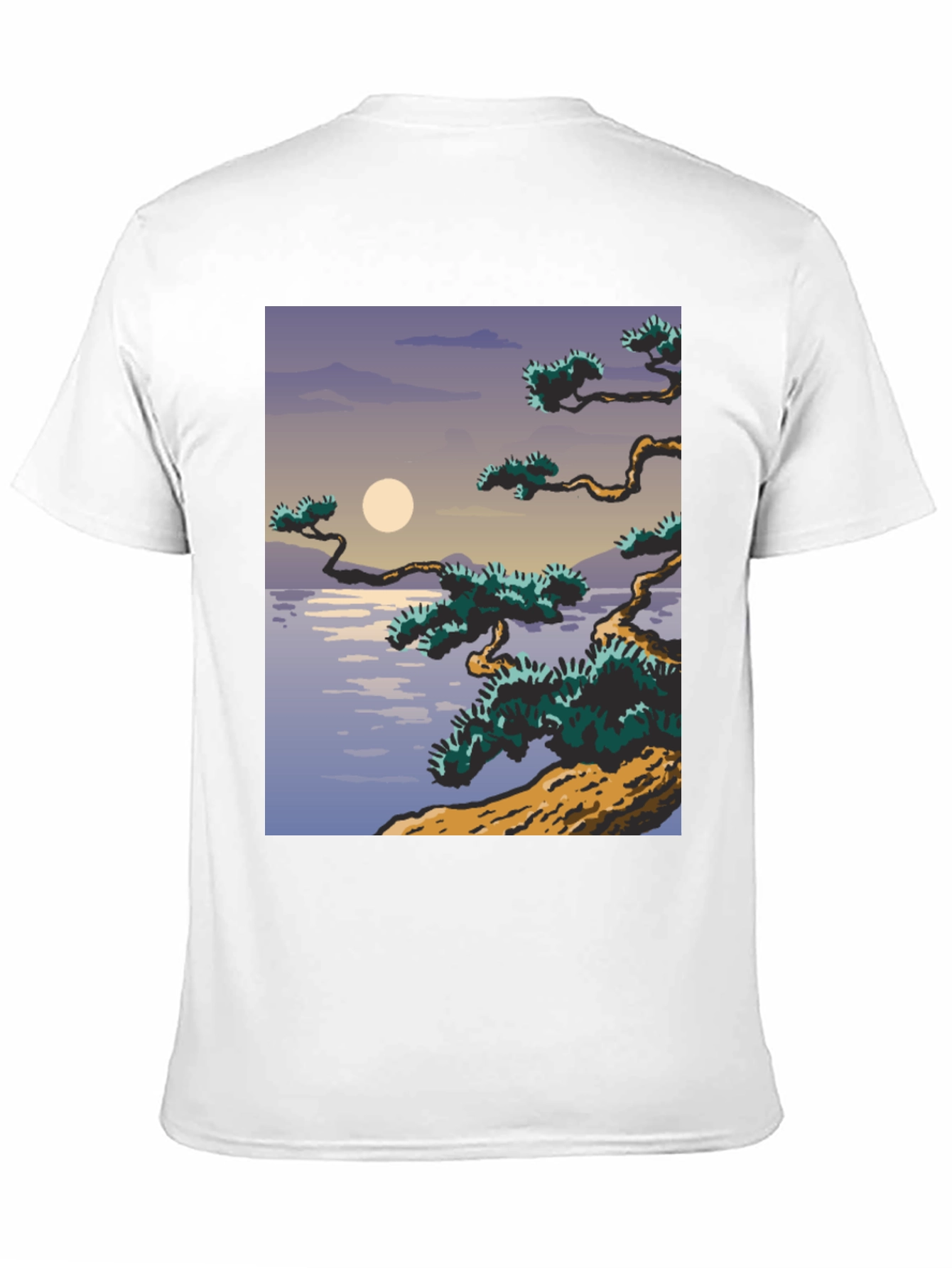 Artistic Japanese Scene Graphic Tee