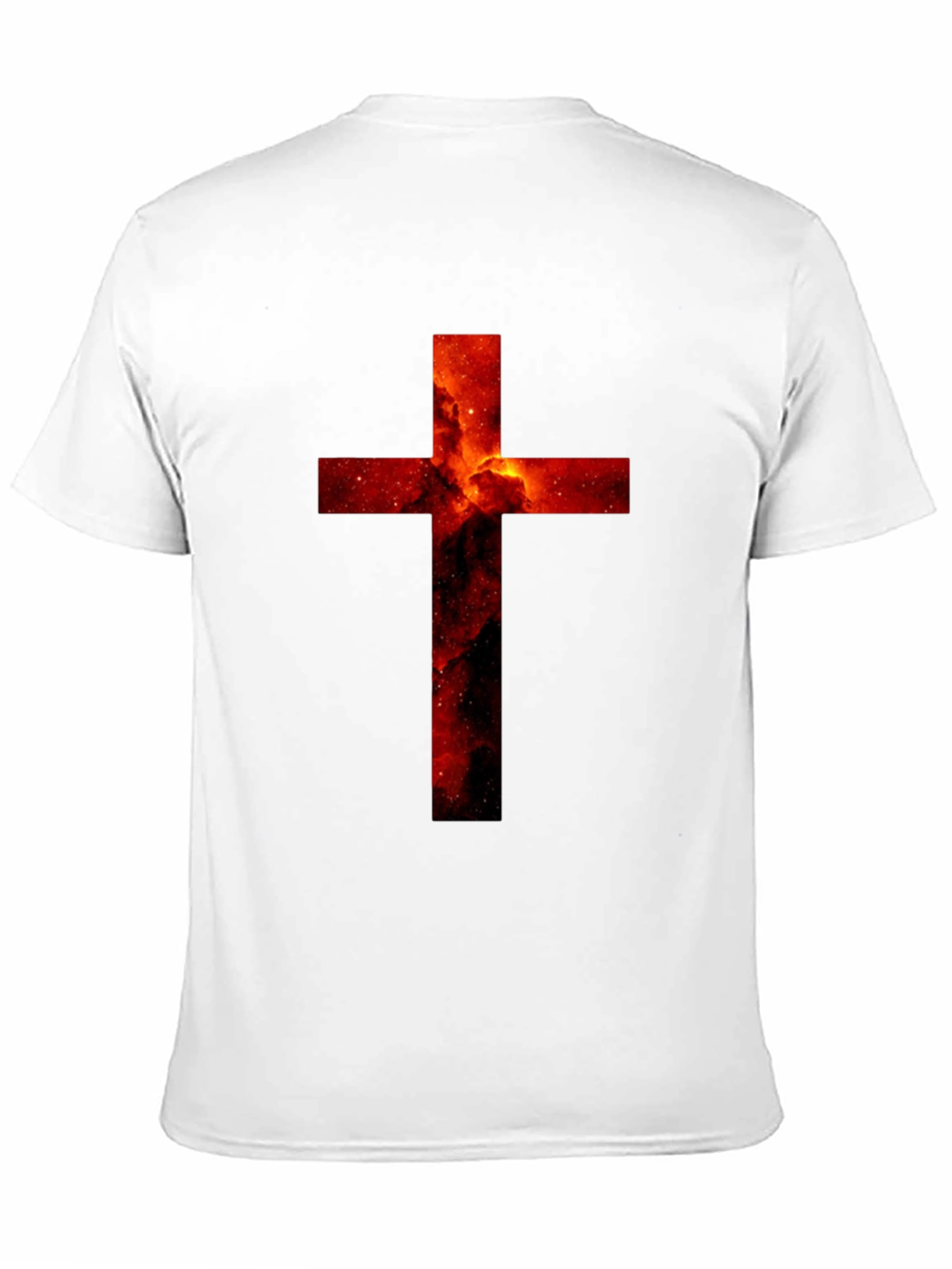 Nebula Cross Graphic Black T-Shirt