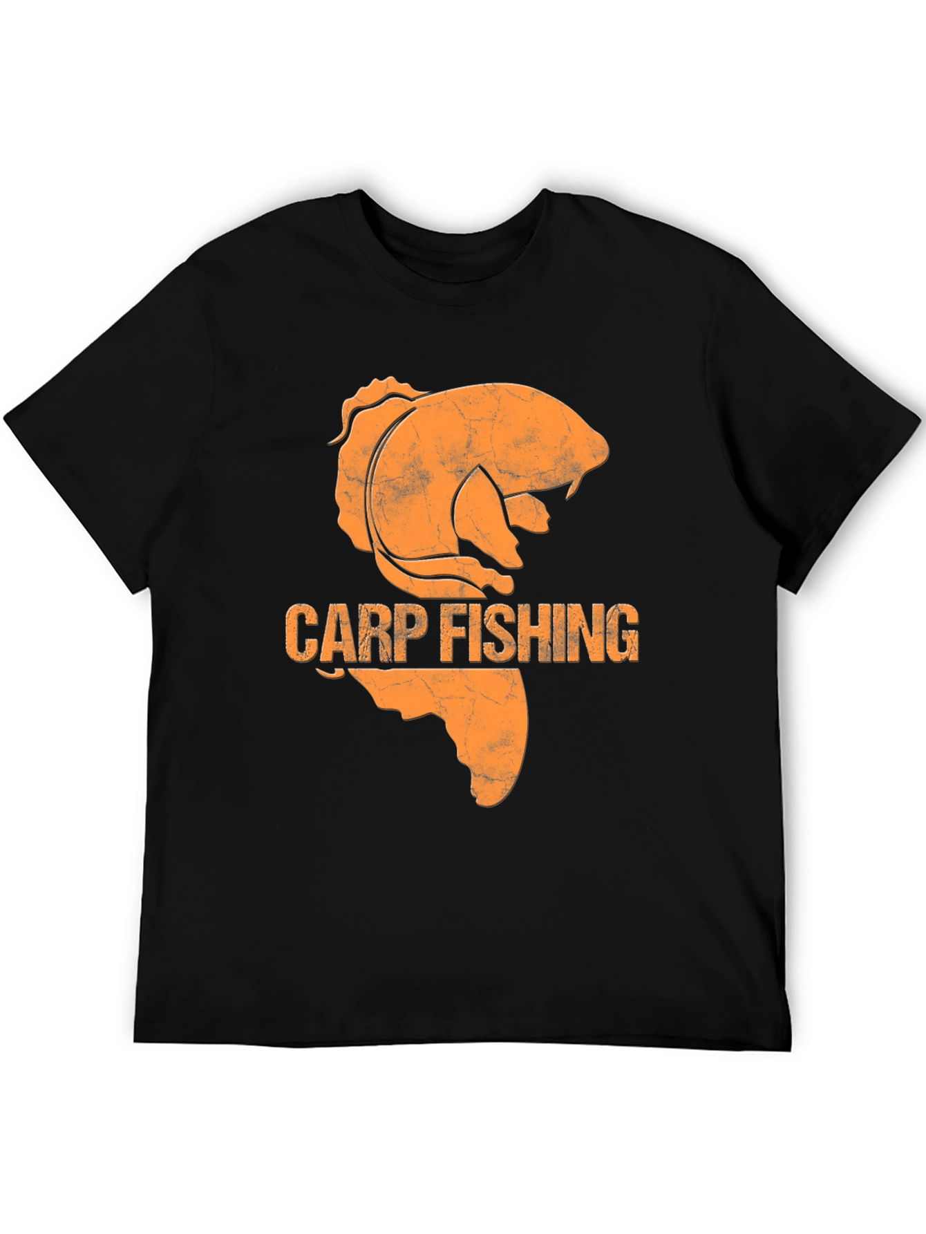 Carp Fishing Graphic Tee - Black
