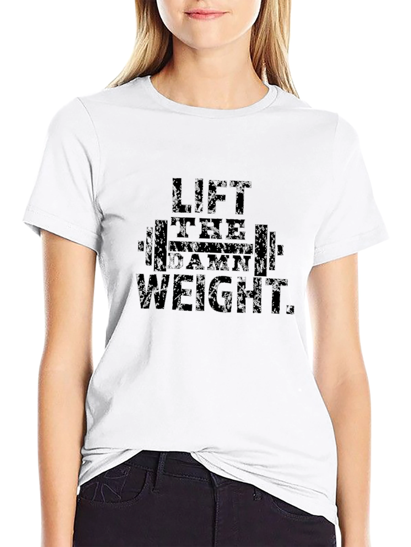 Lift The Damn Weight Black T-Shirt