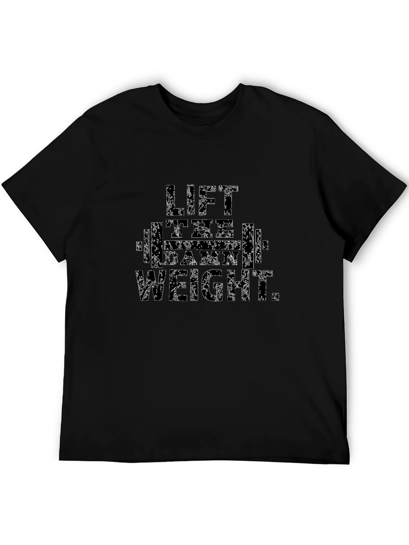 Lift The Damn Weight Black T-Shirt