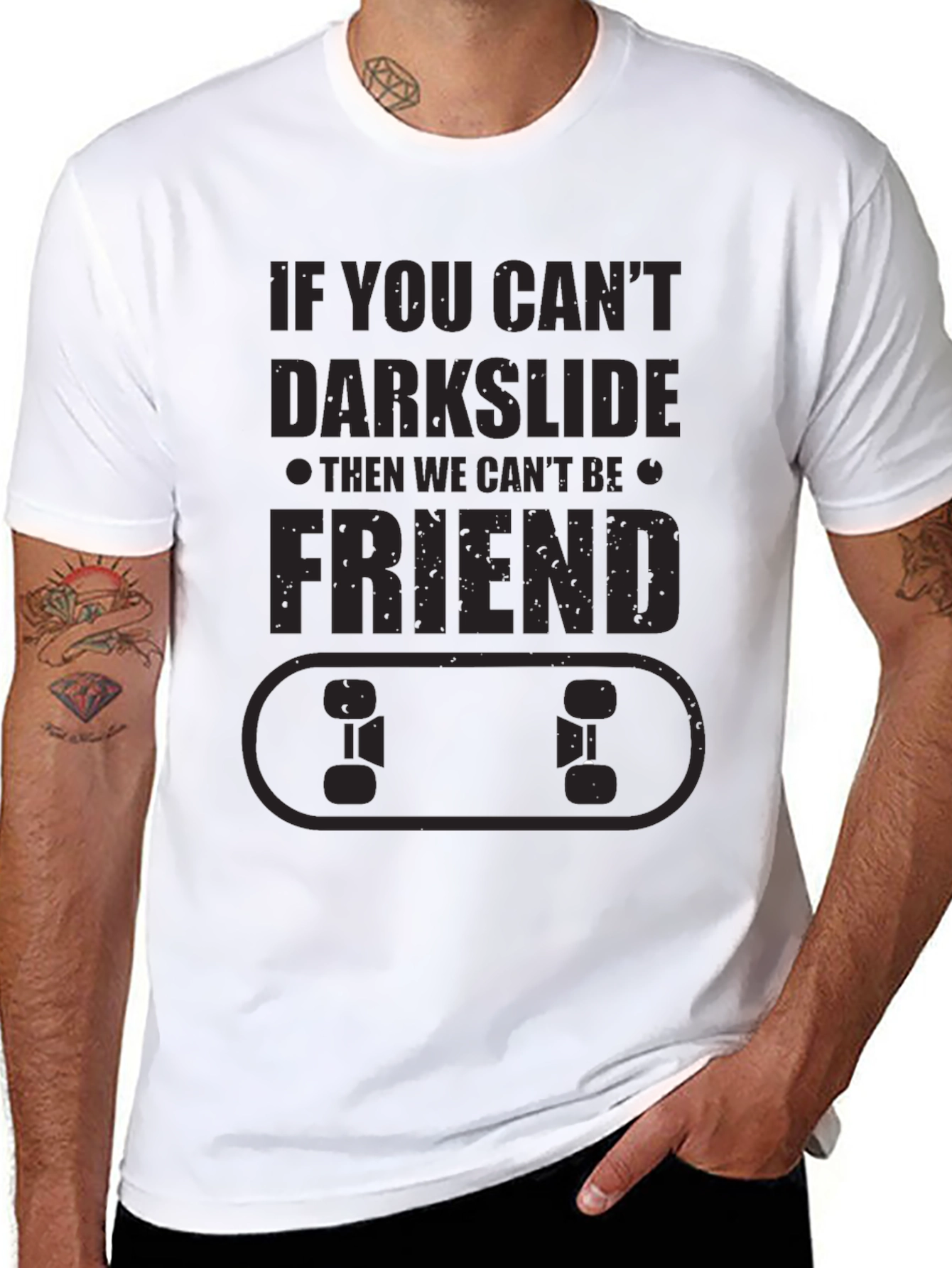 Darkslide T-Shirt - Skater Humor Tee