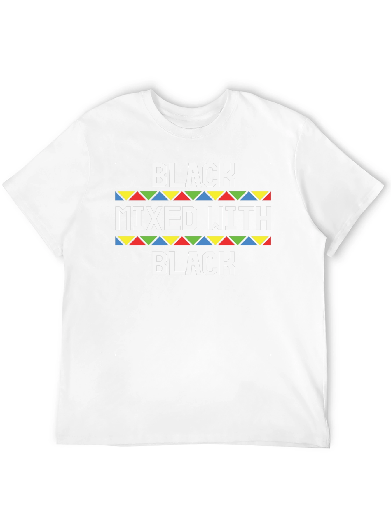 Black Mixed With Black Novelty T-Shirt
