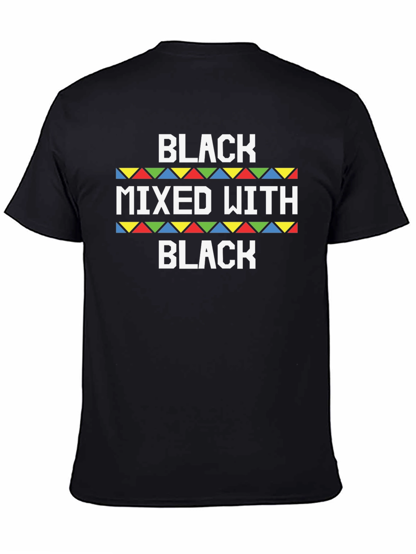 Black Mixed With Black Novelty T-Shirt