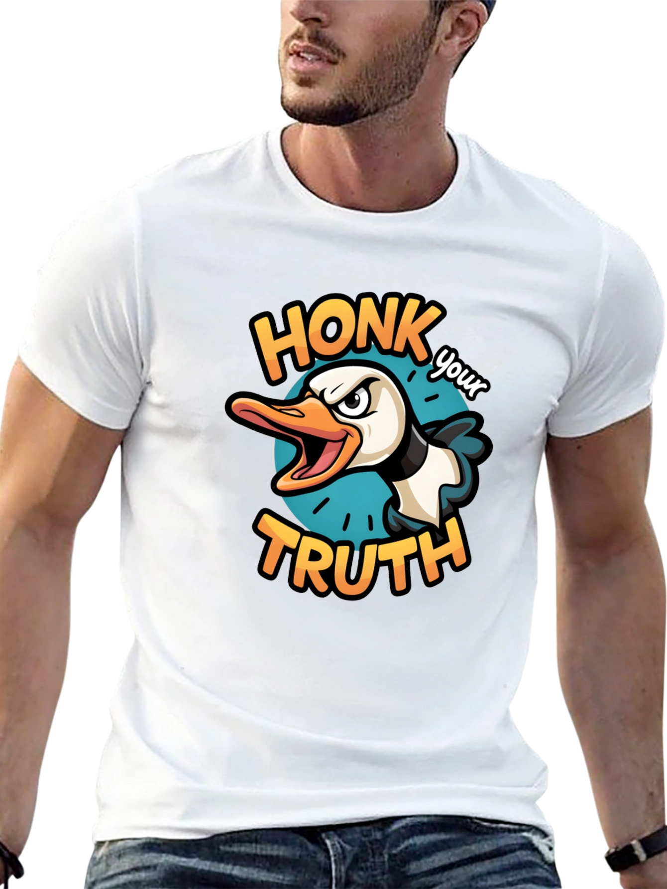 Honk Your Truth Goose Graphic Tee