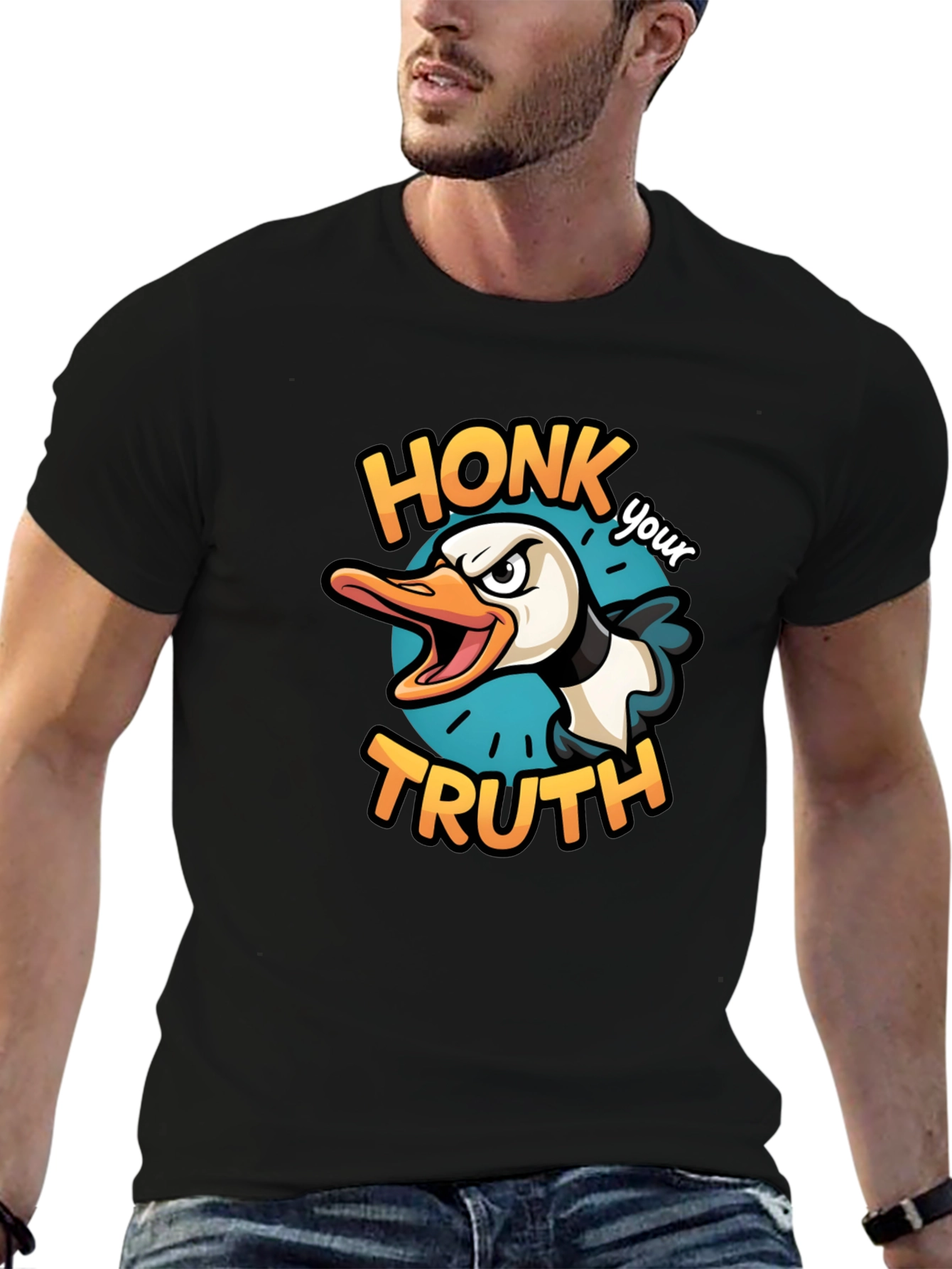 Honk Your Truth Goose Graphic Tee