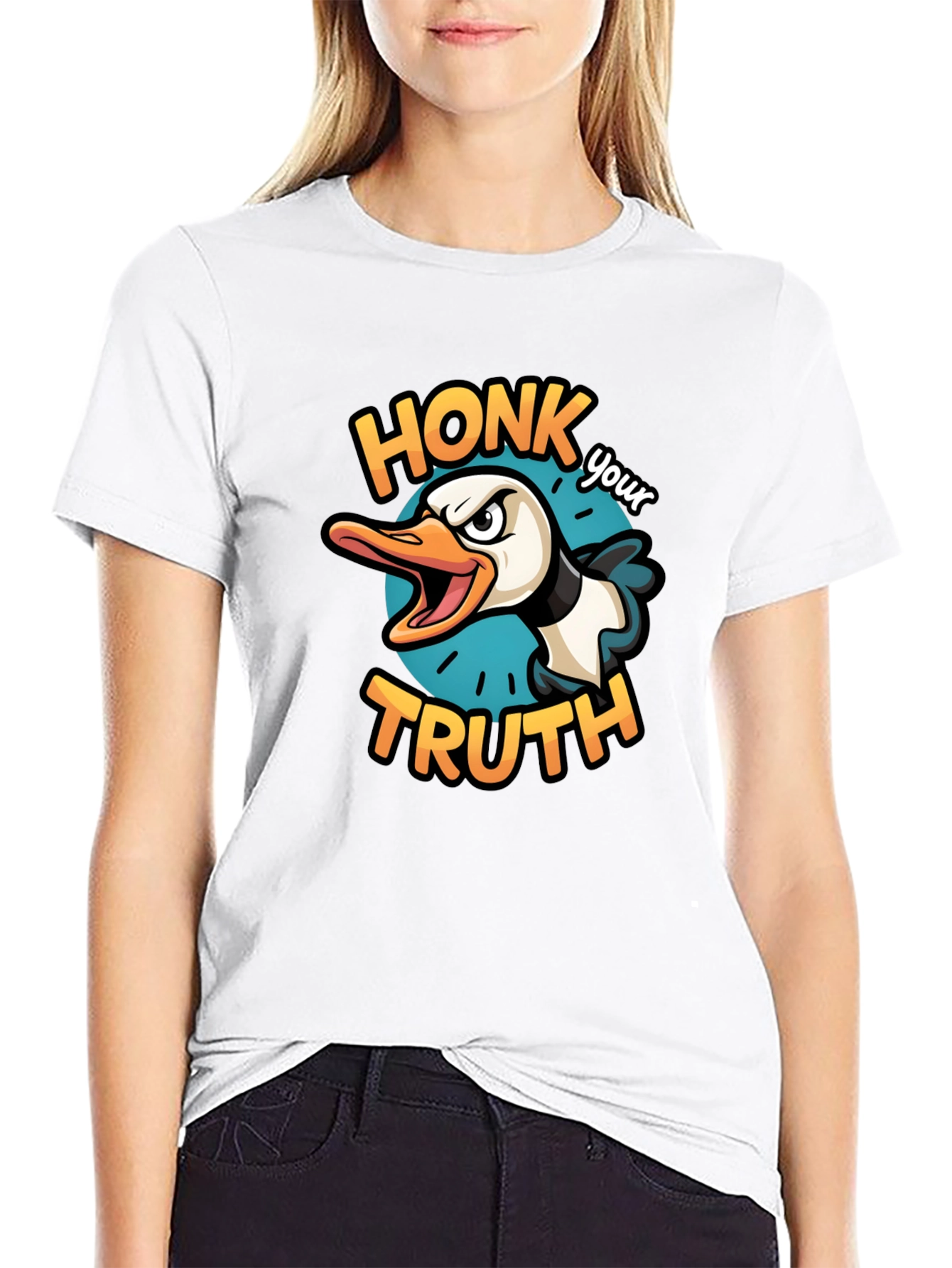 Honk Your Truth Goose Graphic Tee
