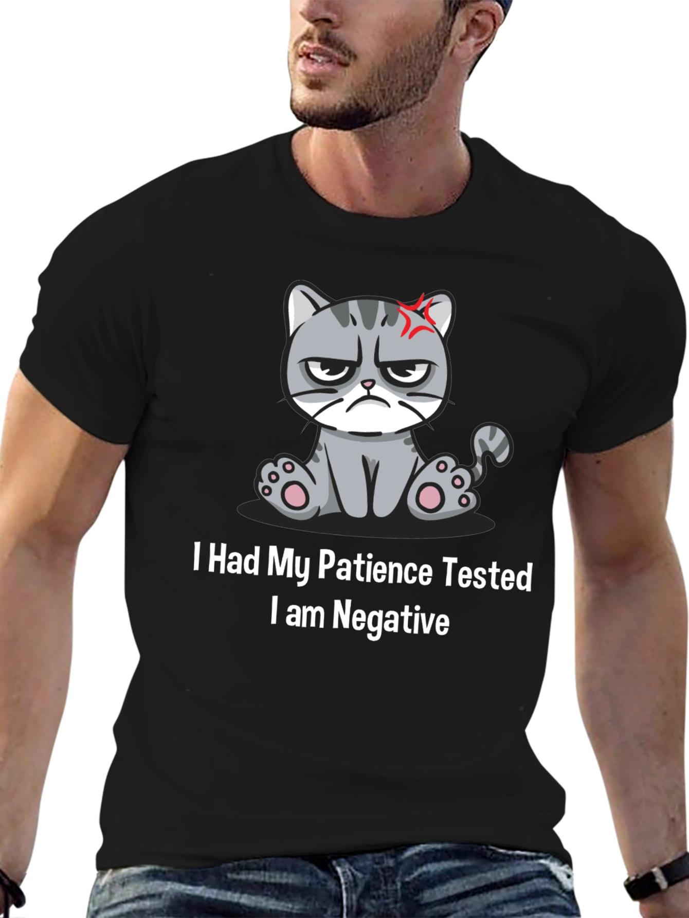 Grumpy Cat Patience Tested T-Shirt