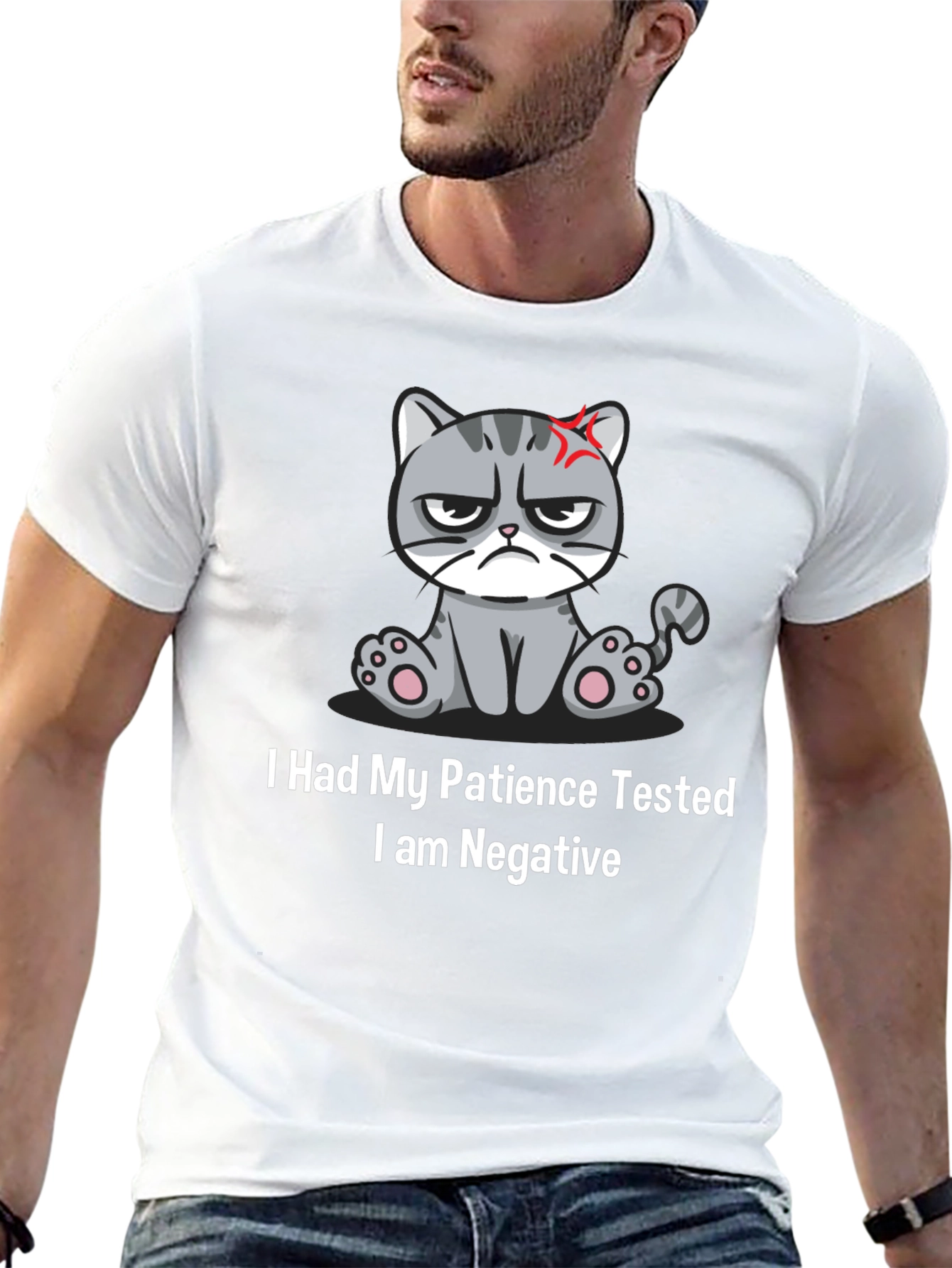 Grumpy Cat Patience Tested T-Shirt