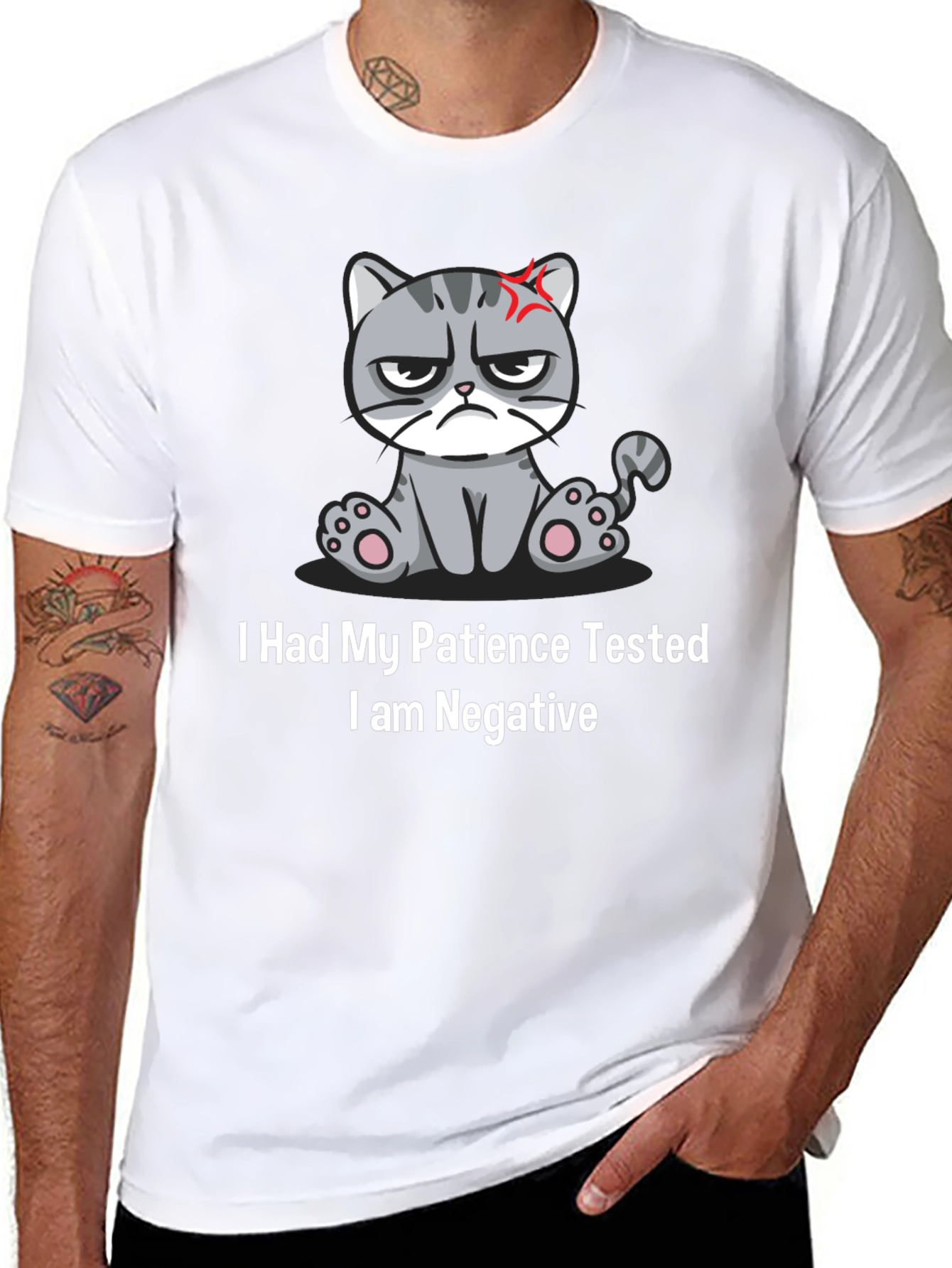 Grumpy Cat Patience Tested T-Shirt
