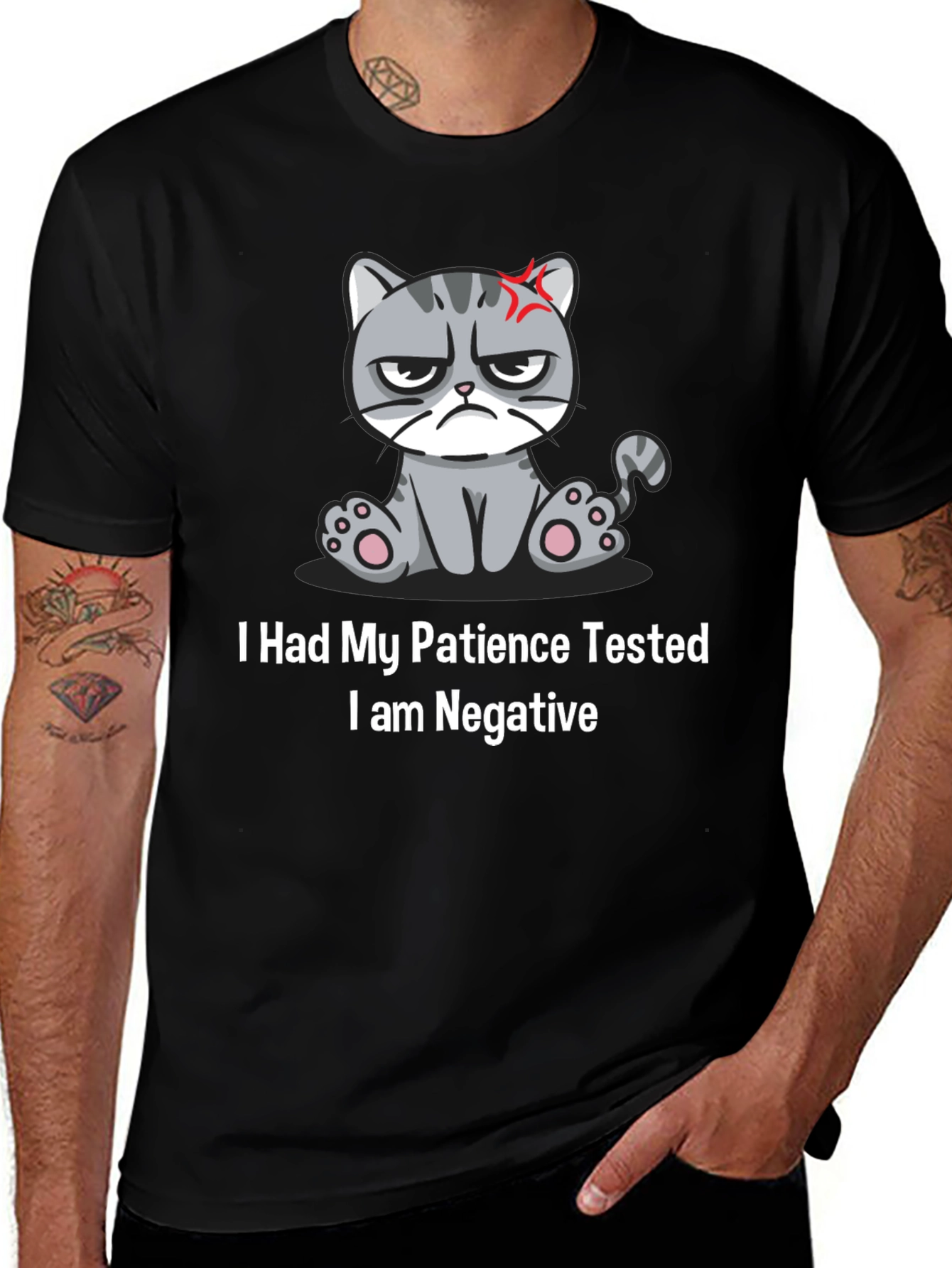 Grumpy Cat Patience Tested T-Shirt