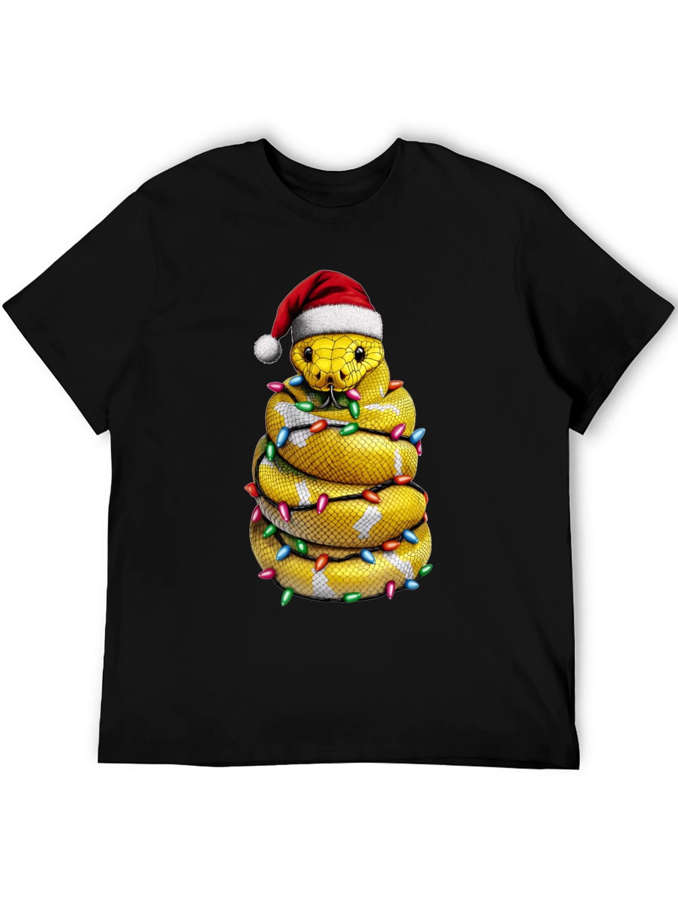 Festive Snake Christmas T-Shirt