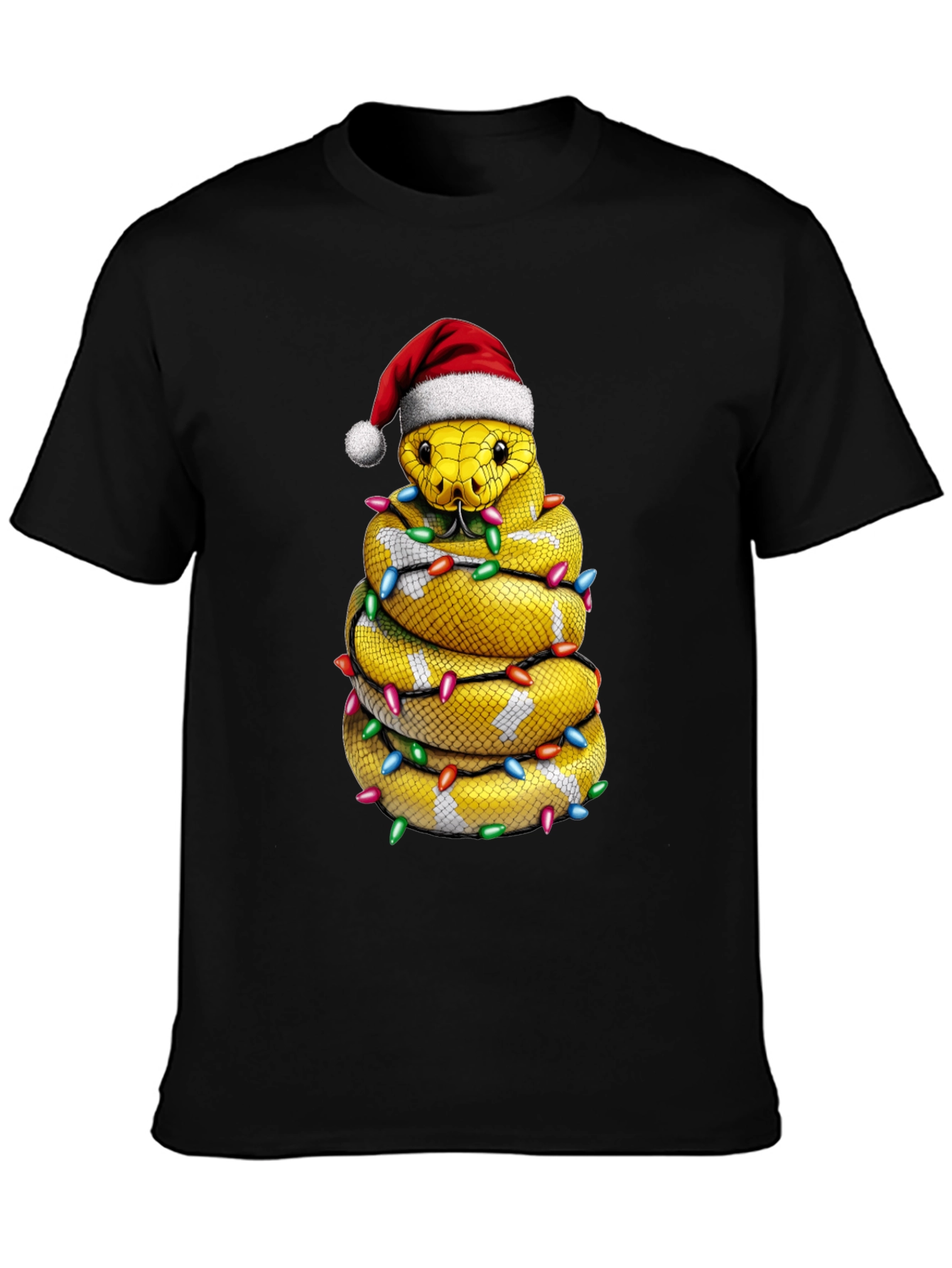 Festive Snake Christmas T-Shirt