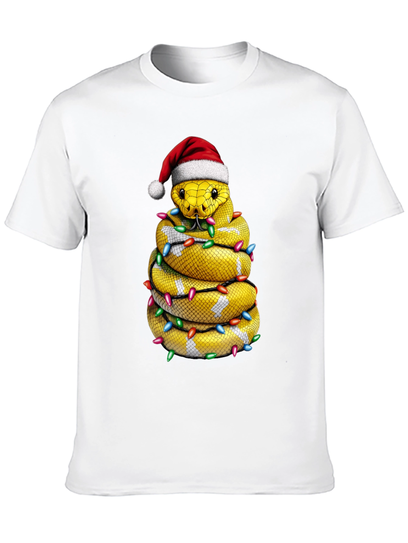 Festive Snake Christmas T-Shirt