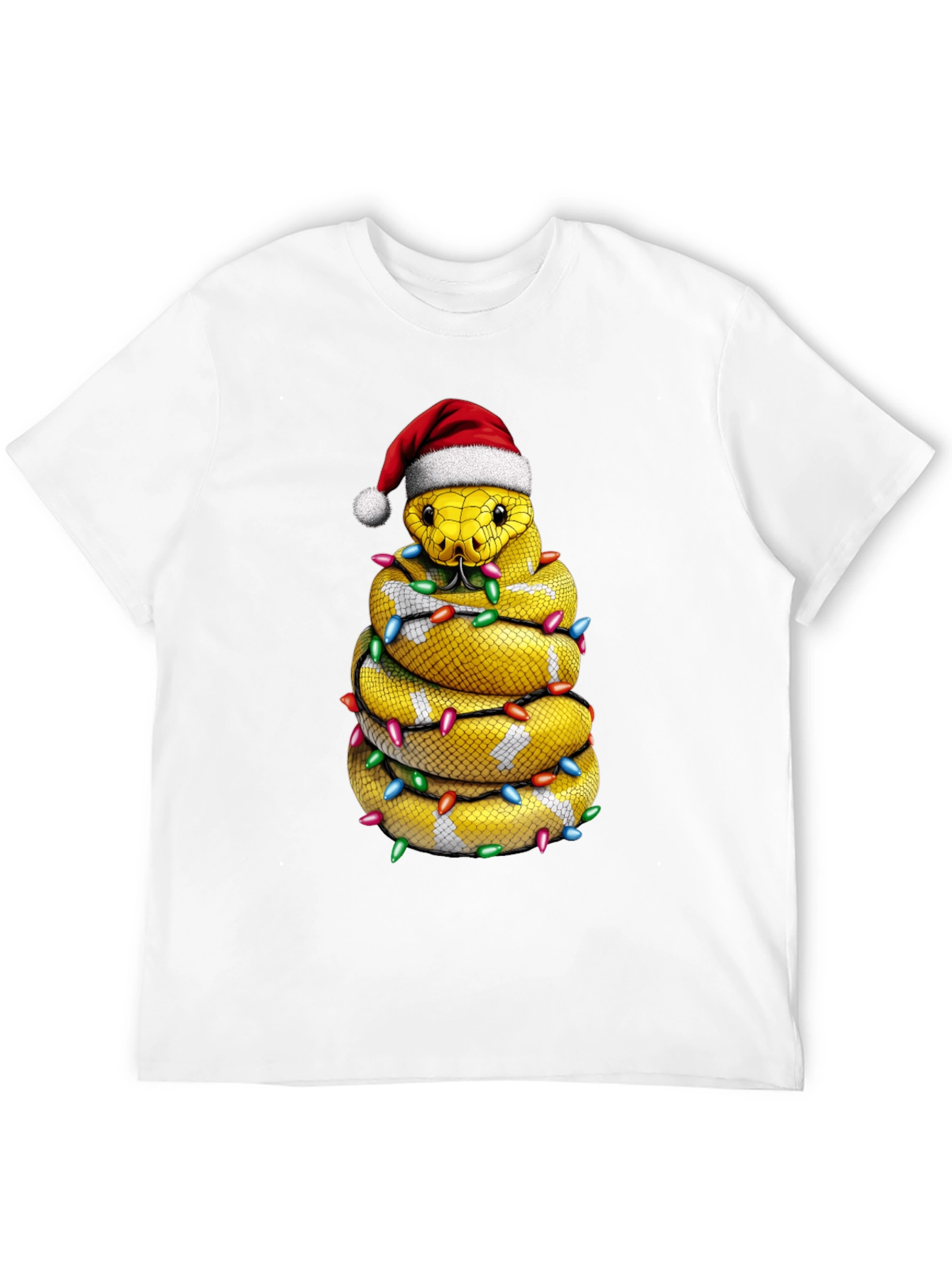 Festive Snake Christmas T-Shirt