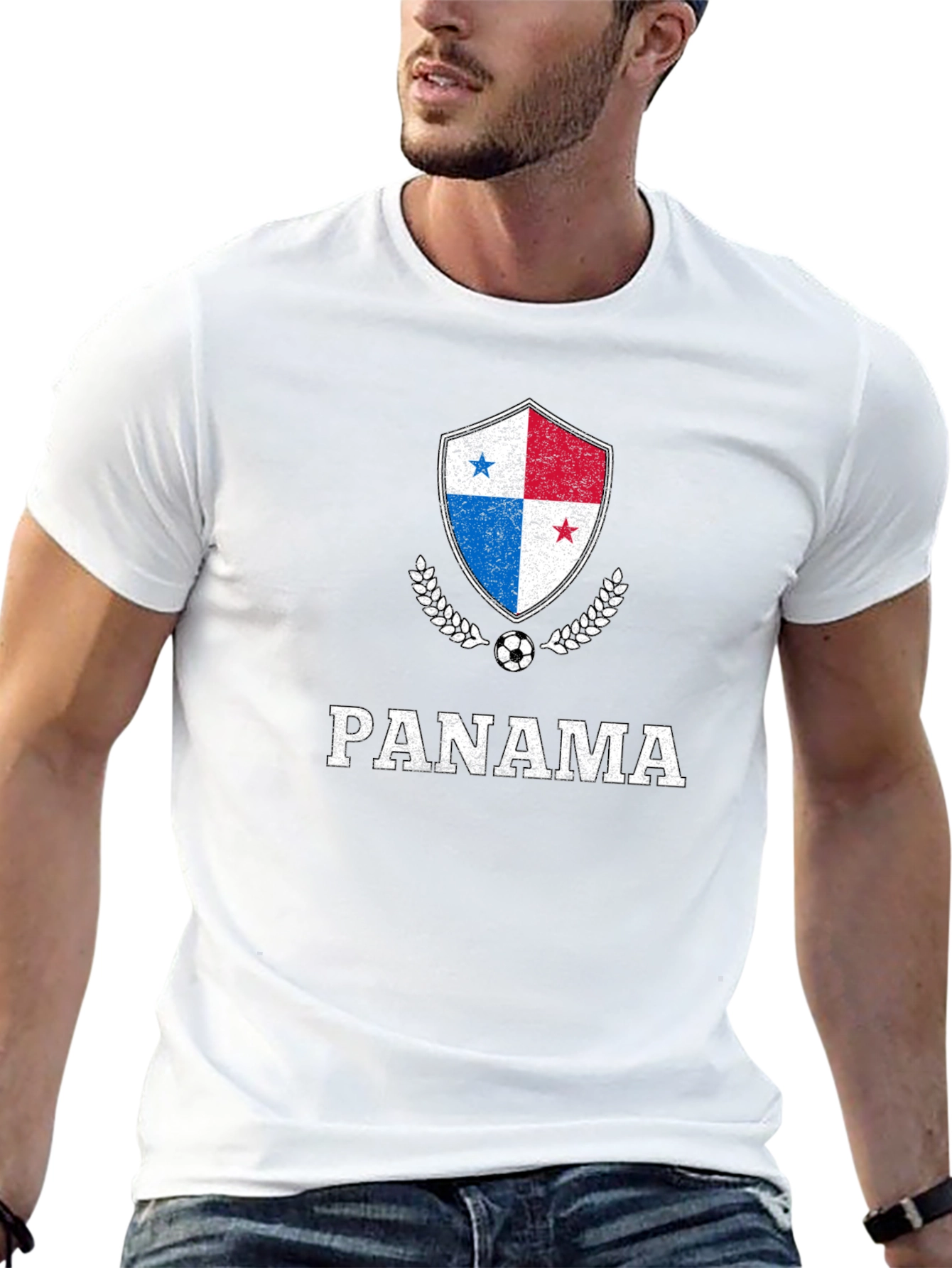 Panama Soccer Black T-Shirt