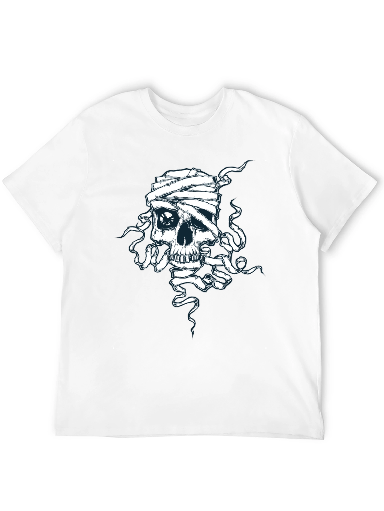 Skull Mummy Graphic Tee