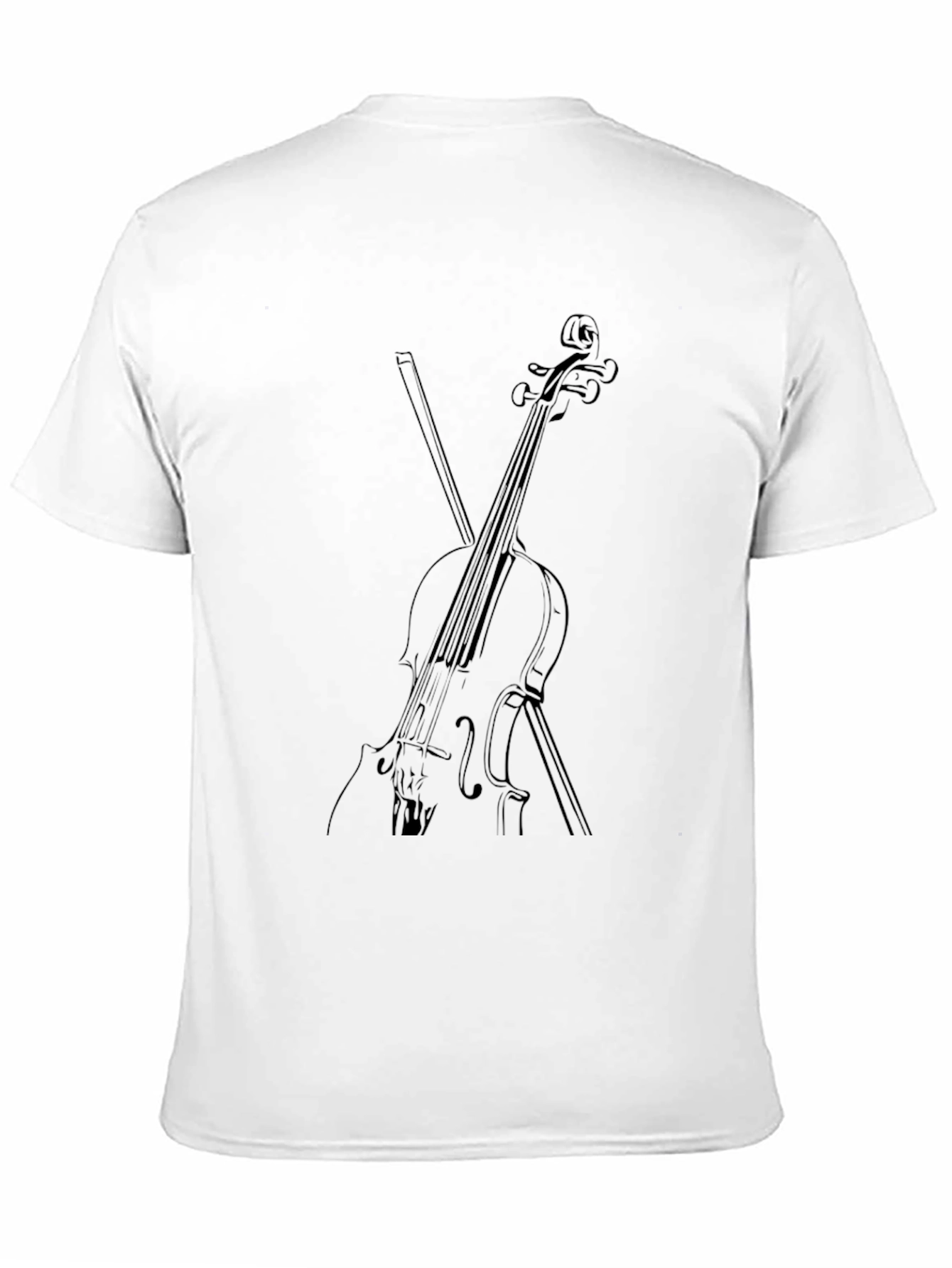 Cello Graphic Tee - Musician T-Shirt