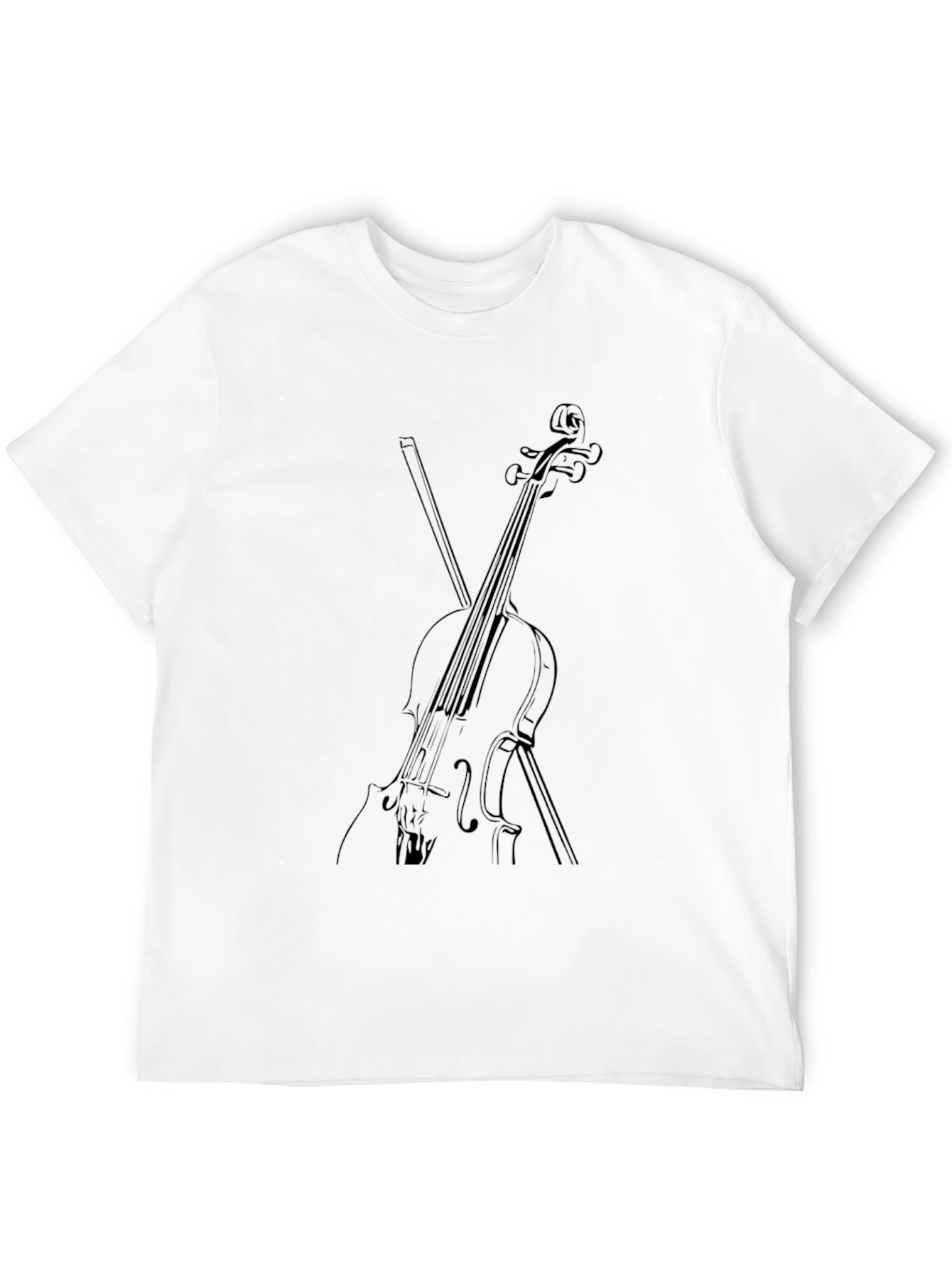 Cello Graphic Tee - Musician T-Shirt