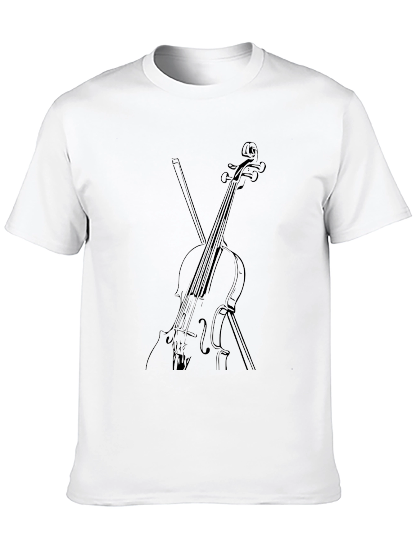 Cello Graphic Tee - Musician T-Shirt