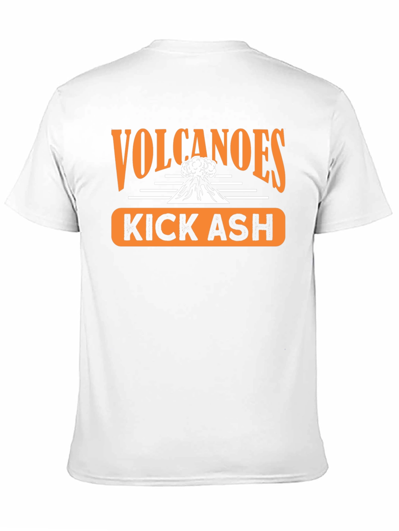 Volcanoes Kick Ash Graphic T-Shirt - Black