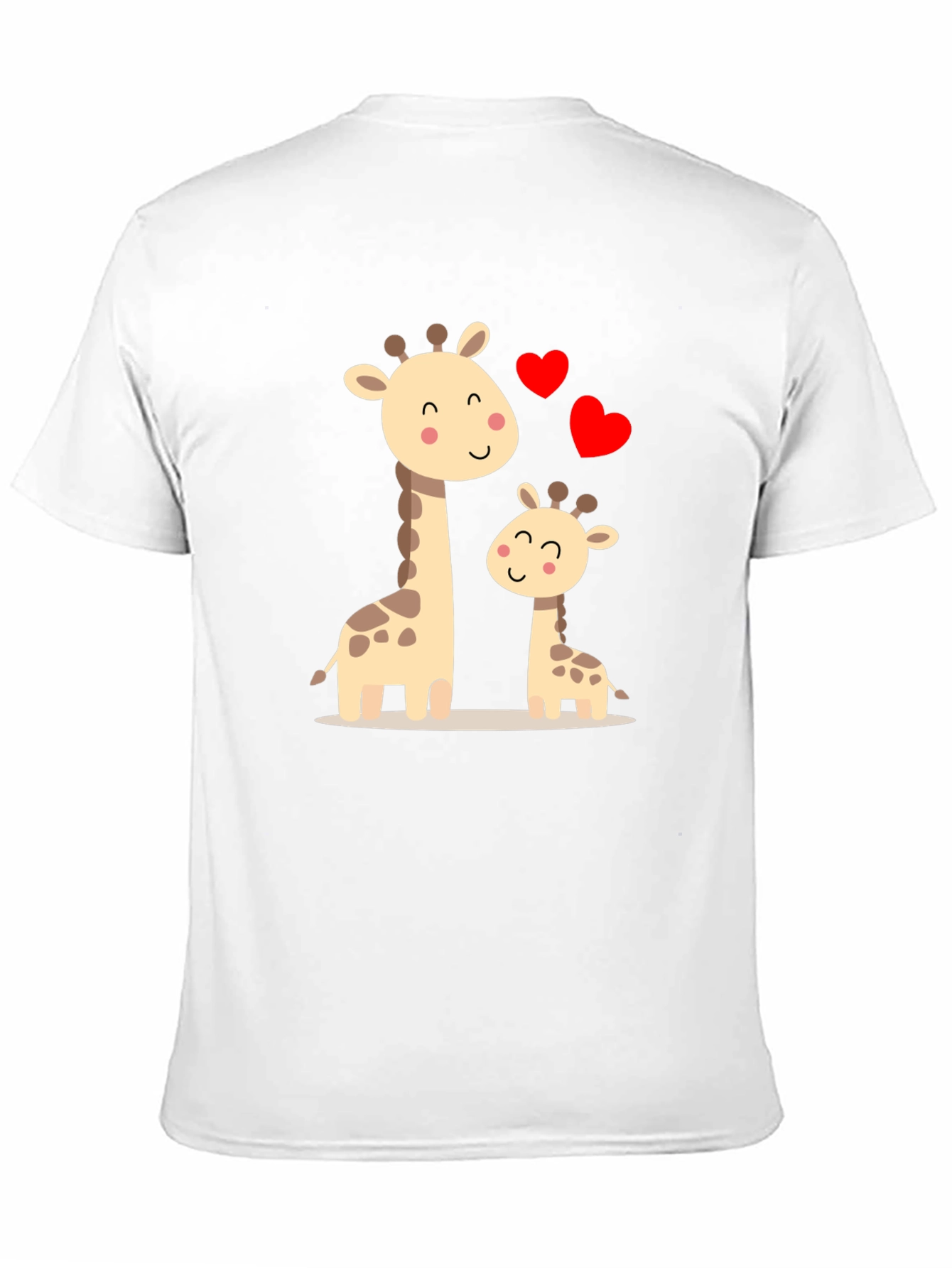 Cute Giraffe Family Love T-Shirt