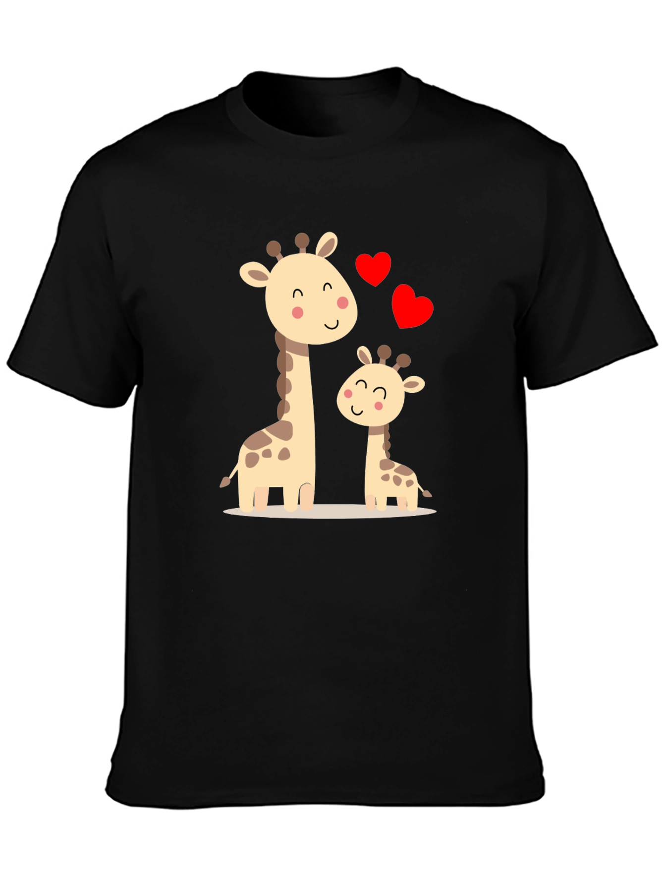 Cute Giraffe Family Love T-Shirt