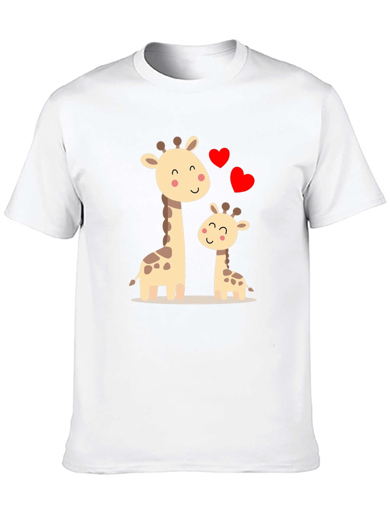 Cute Giraffe Family Love T-Shirt