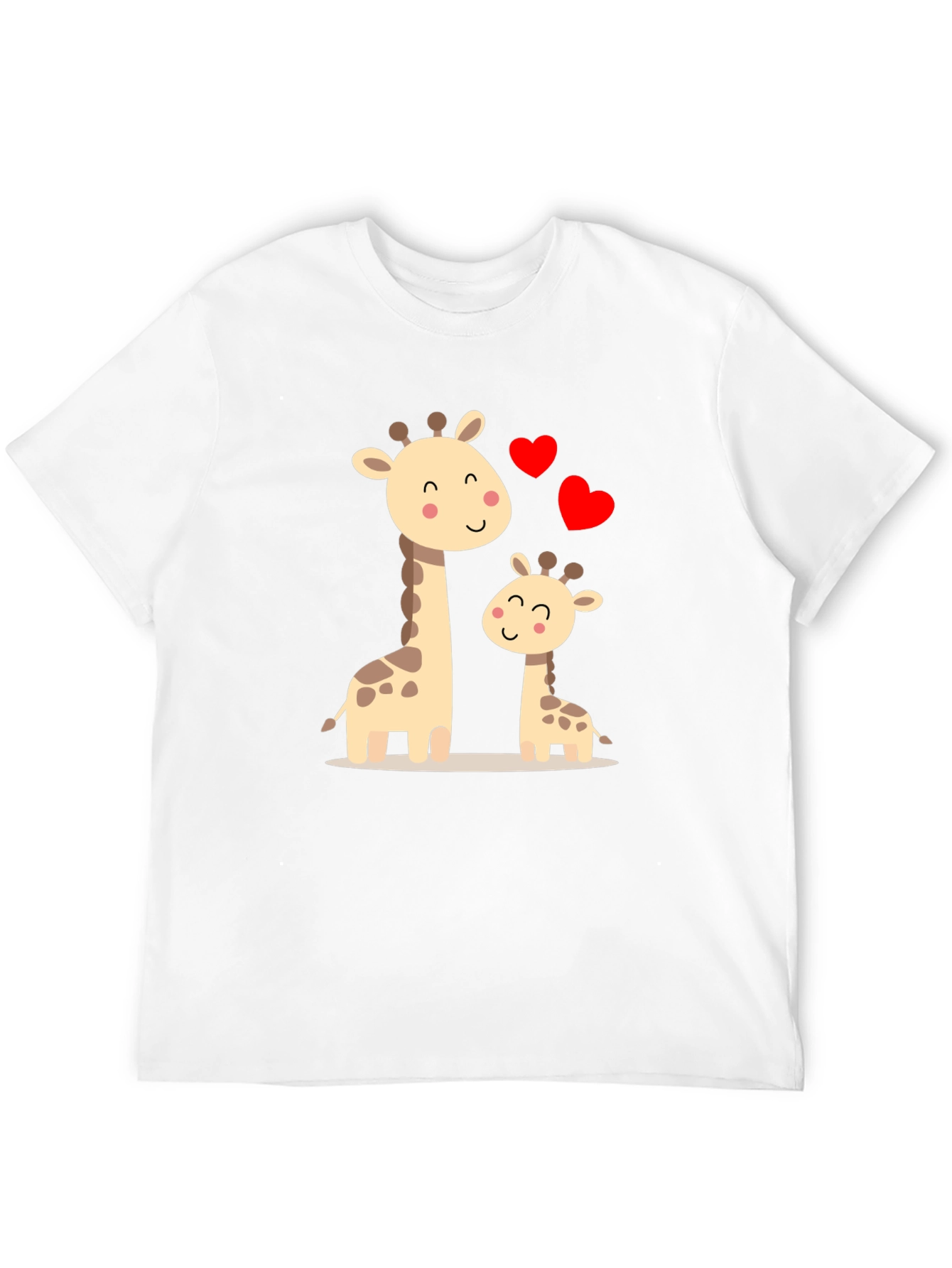 Cute Giraffe Family Love T-Shirt