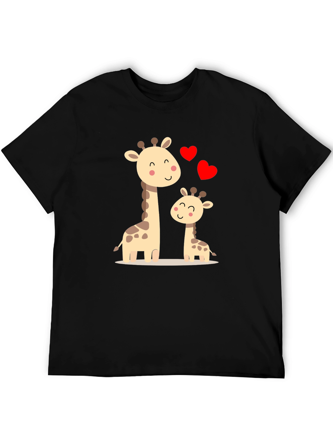 Cute Giraffe Family Love T-Shirt