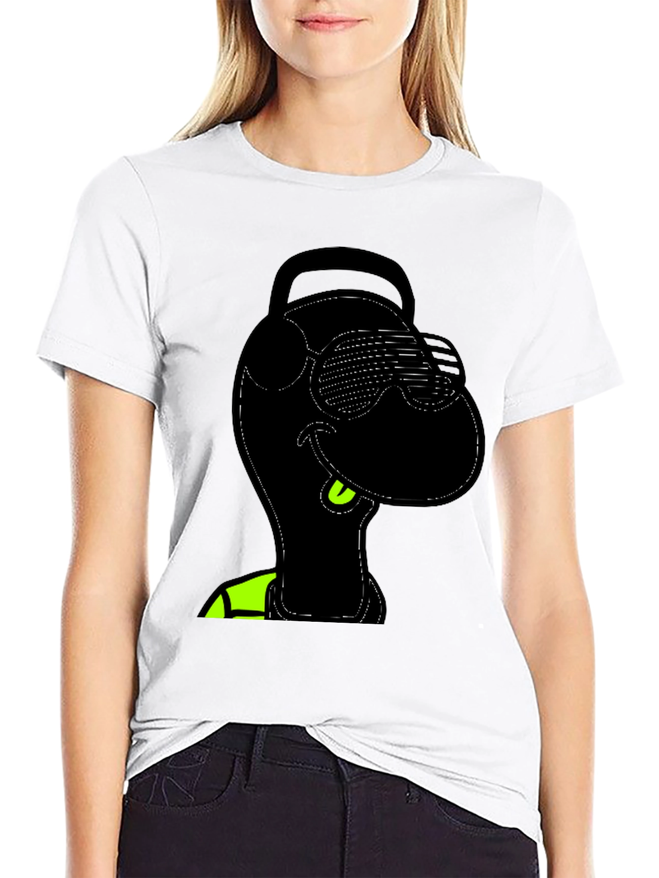 Cool Black T-Shirt with Graphic Design