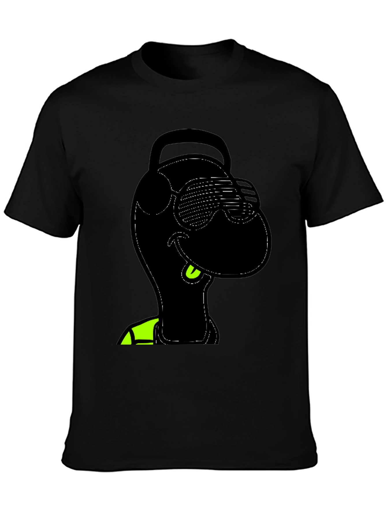Cool Black T-Shirt with Graphic Design