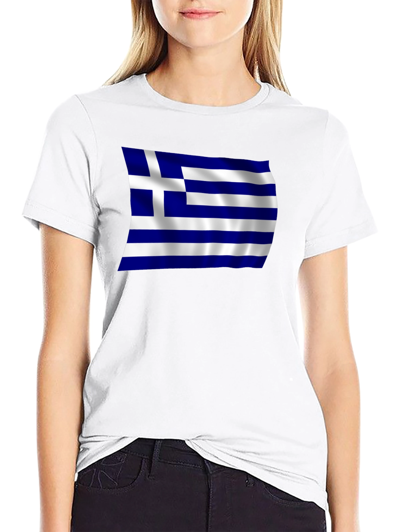 Greek Flag T-Shirt - Show Your Pride!