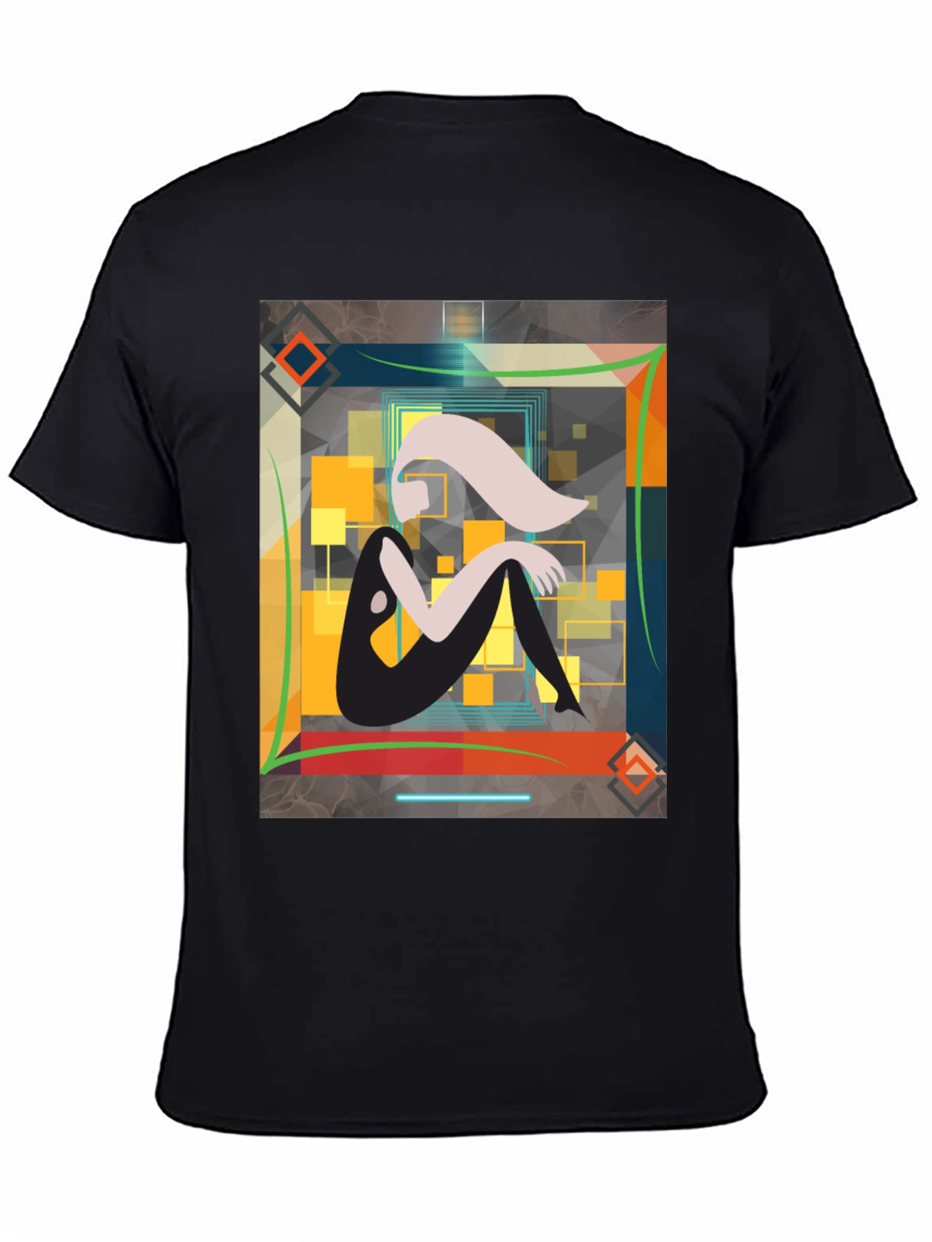 Abstract Woman Graphic Tee - Artistic Style