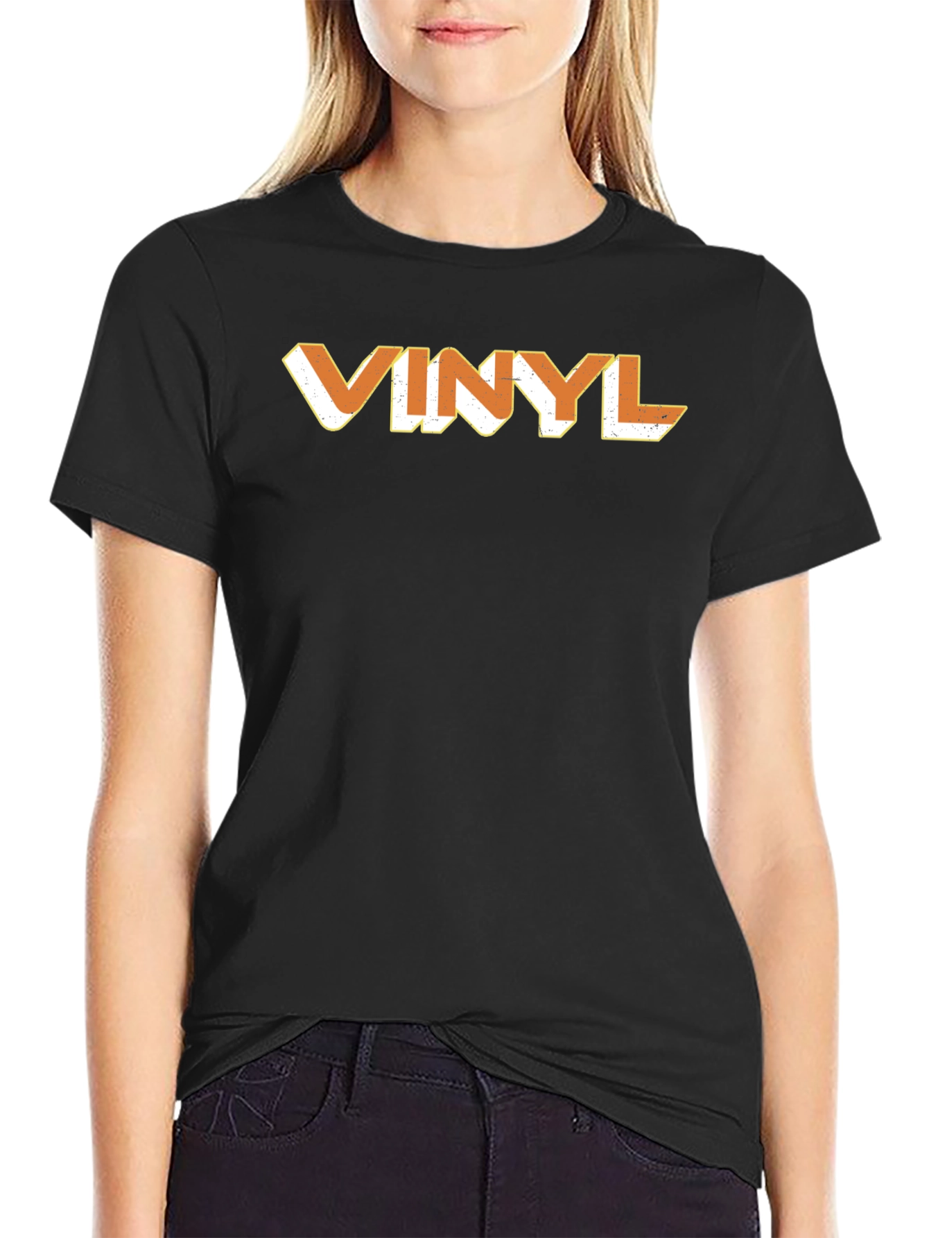 Vinyl Retro Graphic Tee - Classic Cool