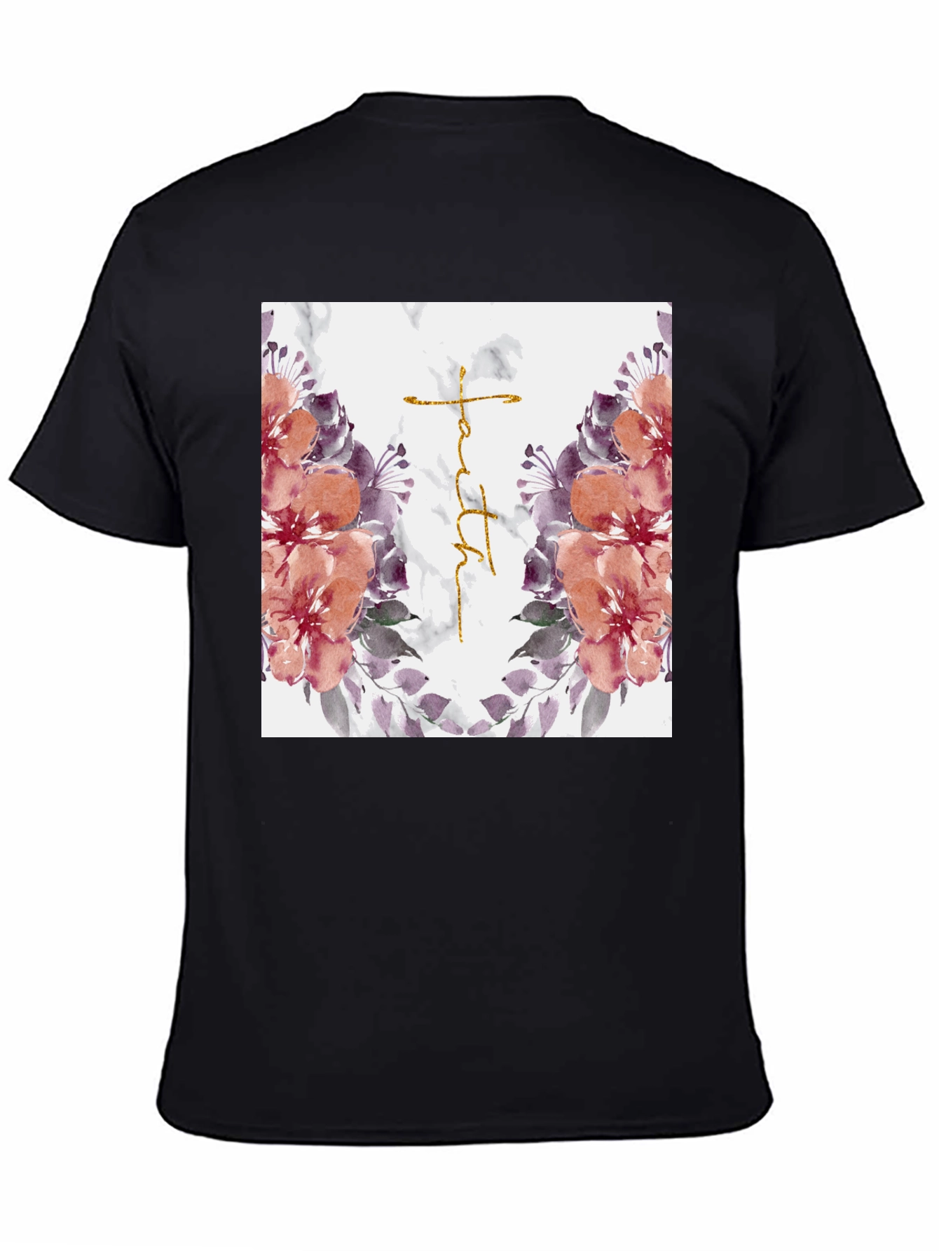 Floral Faith Graphic Tee - Stylish Christian T-Shirt