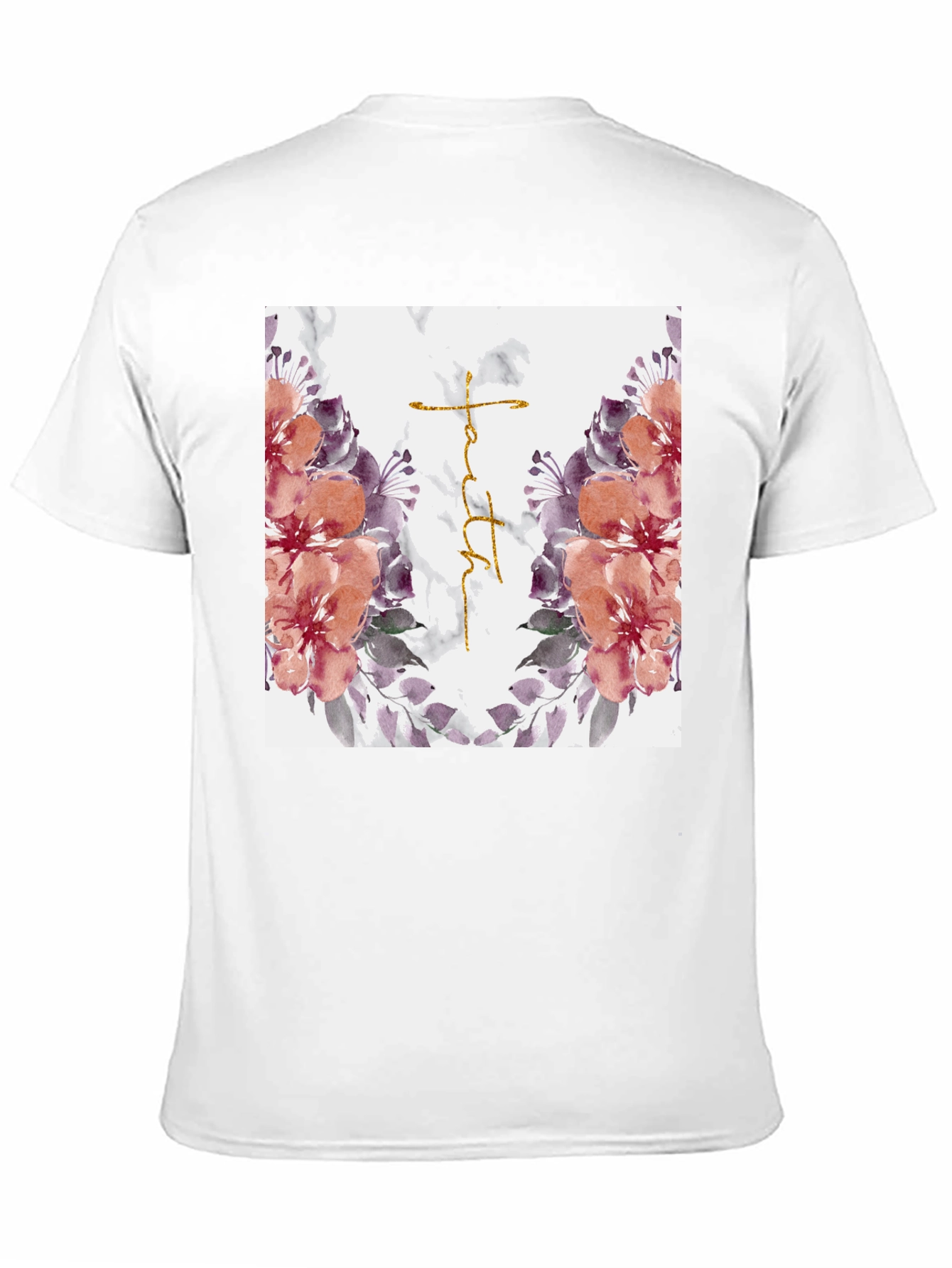 Floral Faith Graphic Tee - Stylish Christian T-Shirt