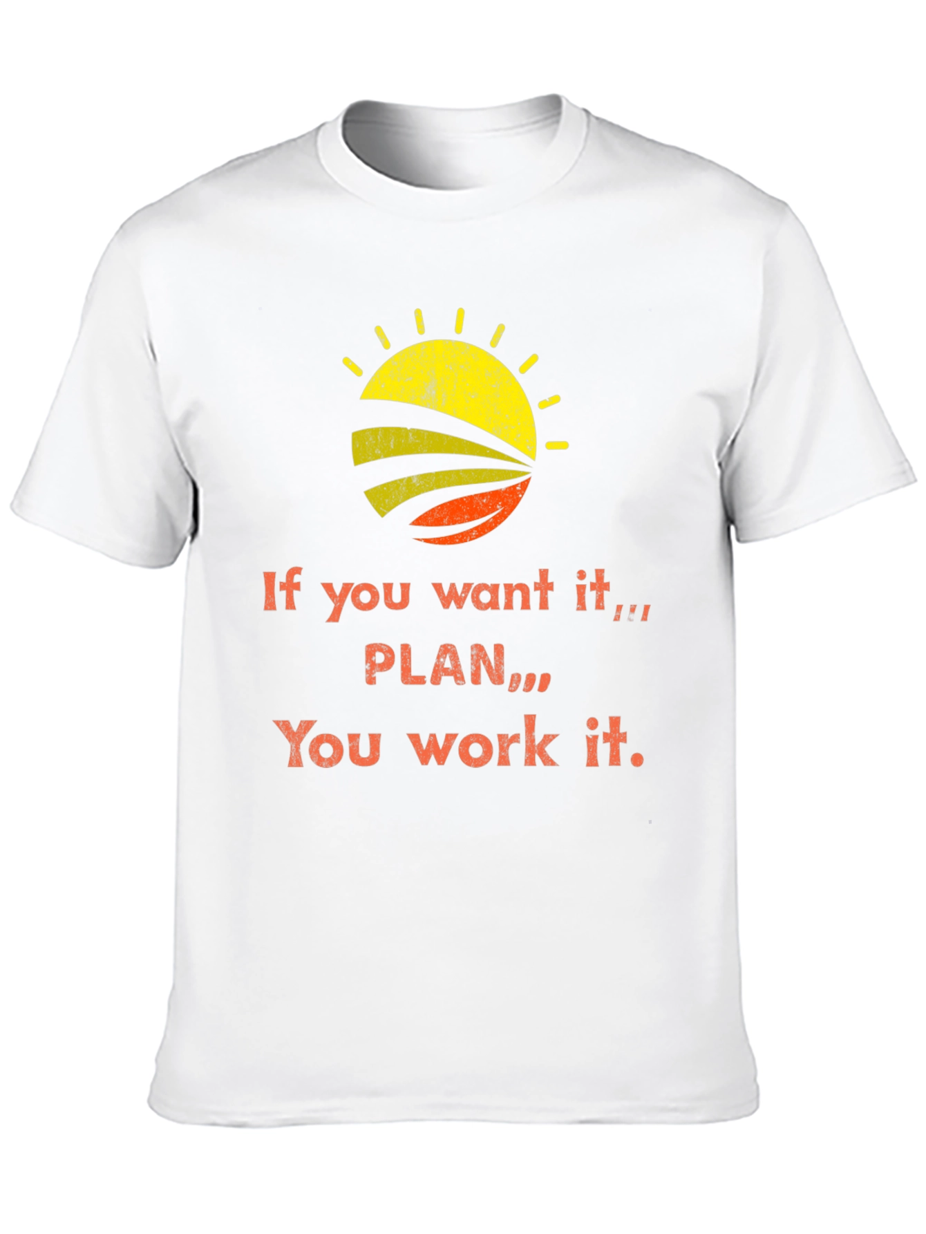 Inspirational Quote Graphic Tee - Black Cotton T-Shirt