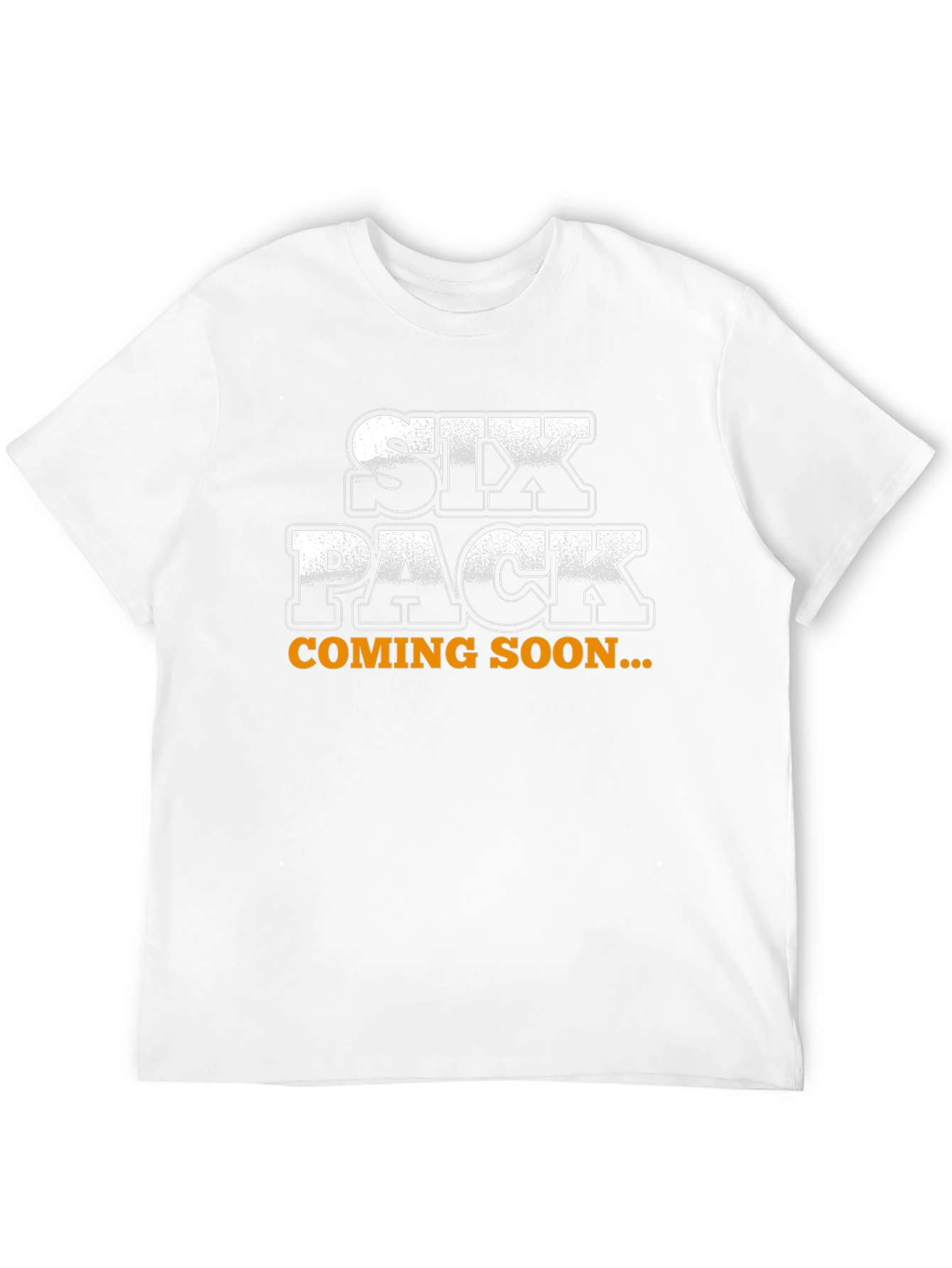 Six Pack Coming Soon Funny Graphic Tee