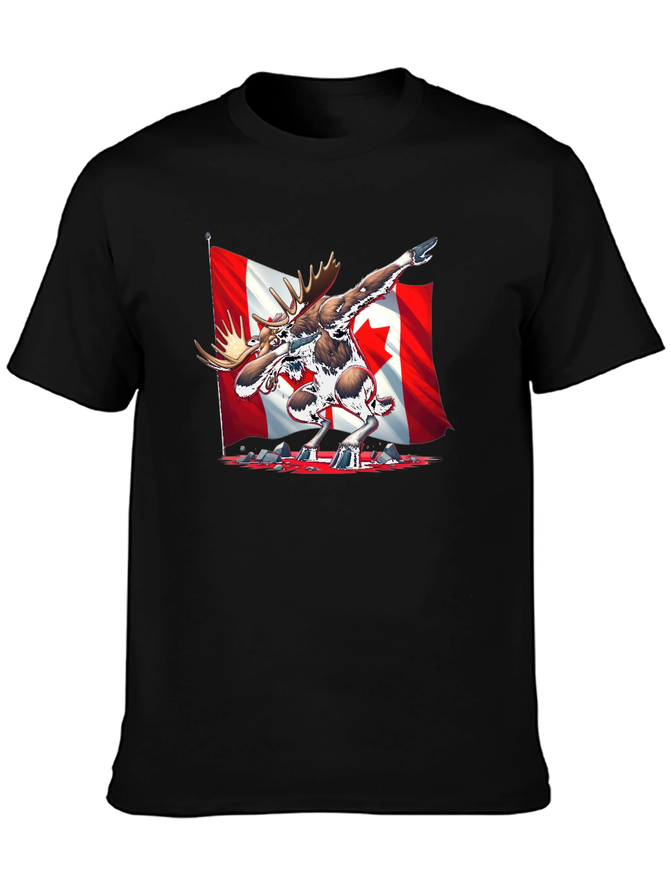 Canada Moose Dabbing T-Shirt