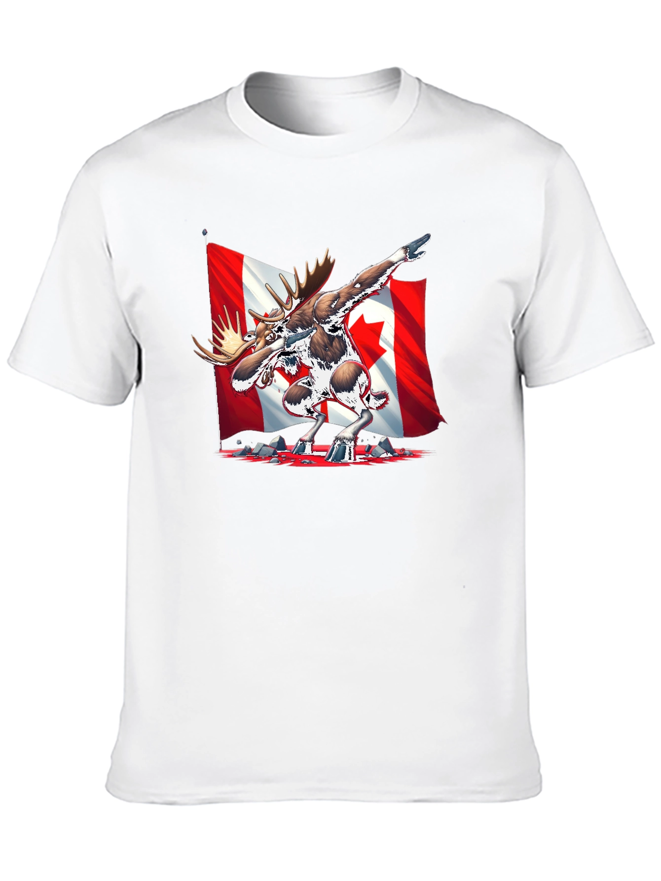 Canada Moose Dabbing T-Shirt