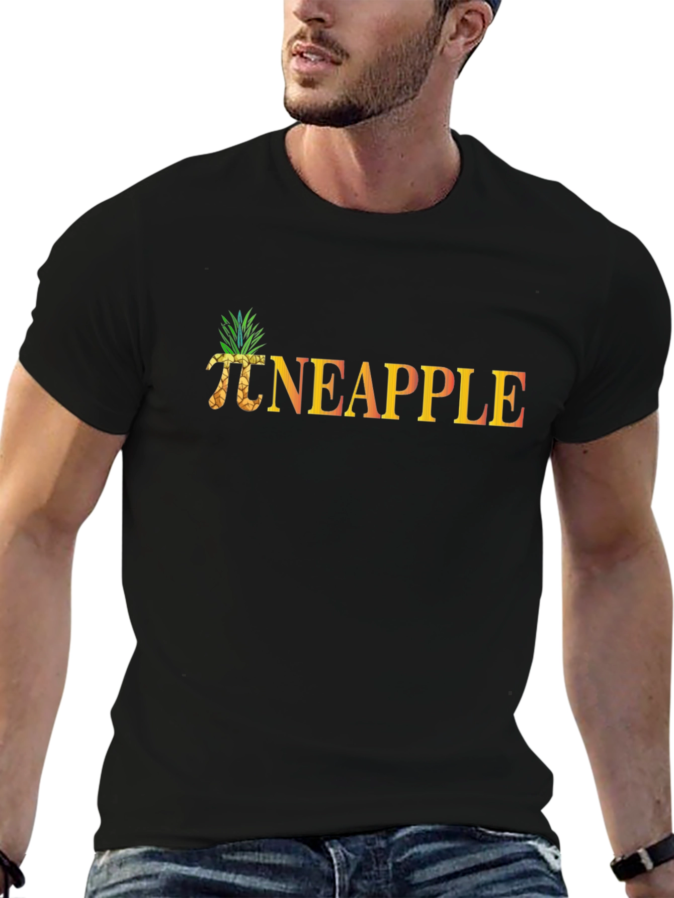 Pi-Neapple T-Shirt - Funny Math Pun Graphic Tee