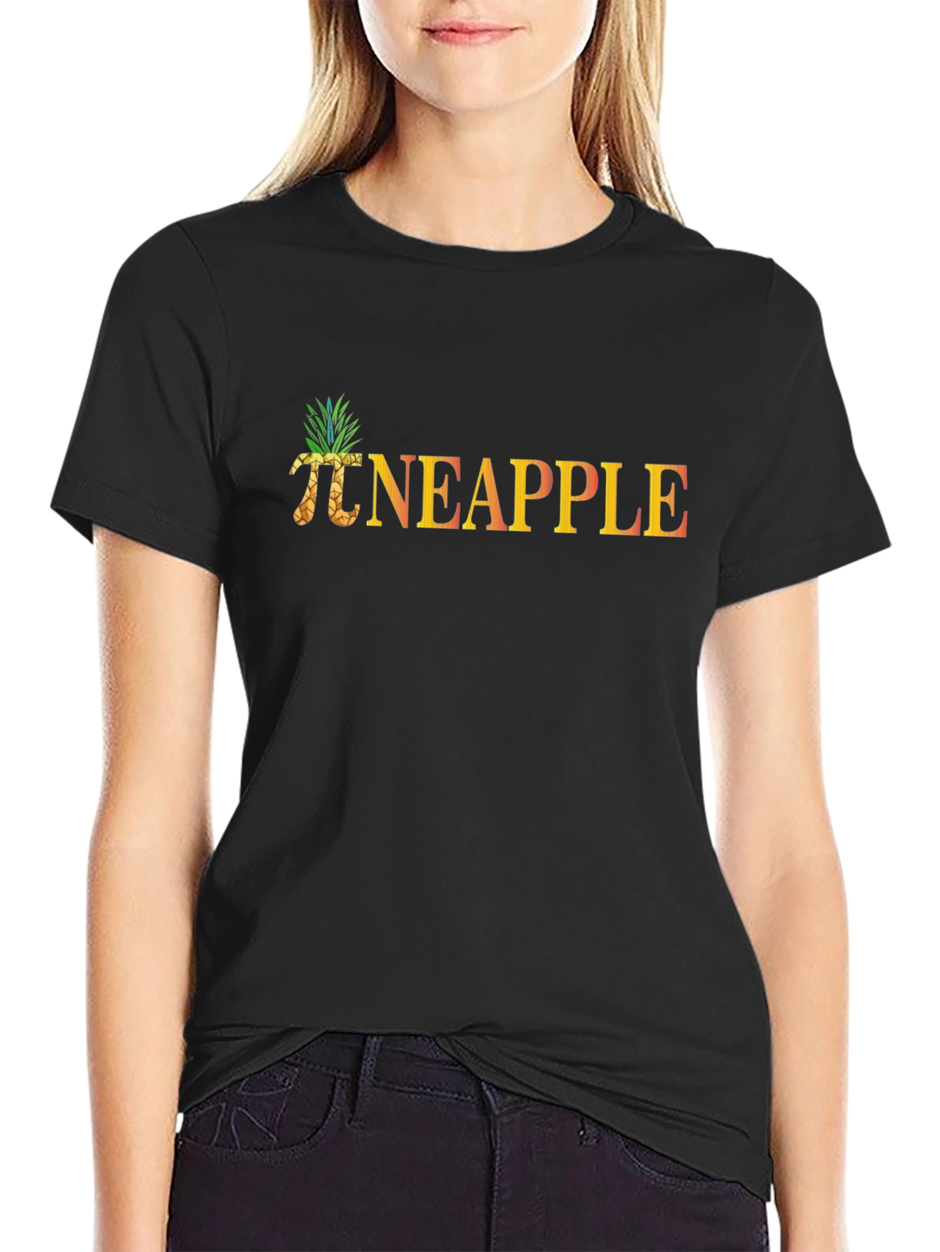 Pi-Neapple T-Shirt - Funny Math Pun Graphic Tee