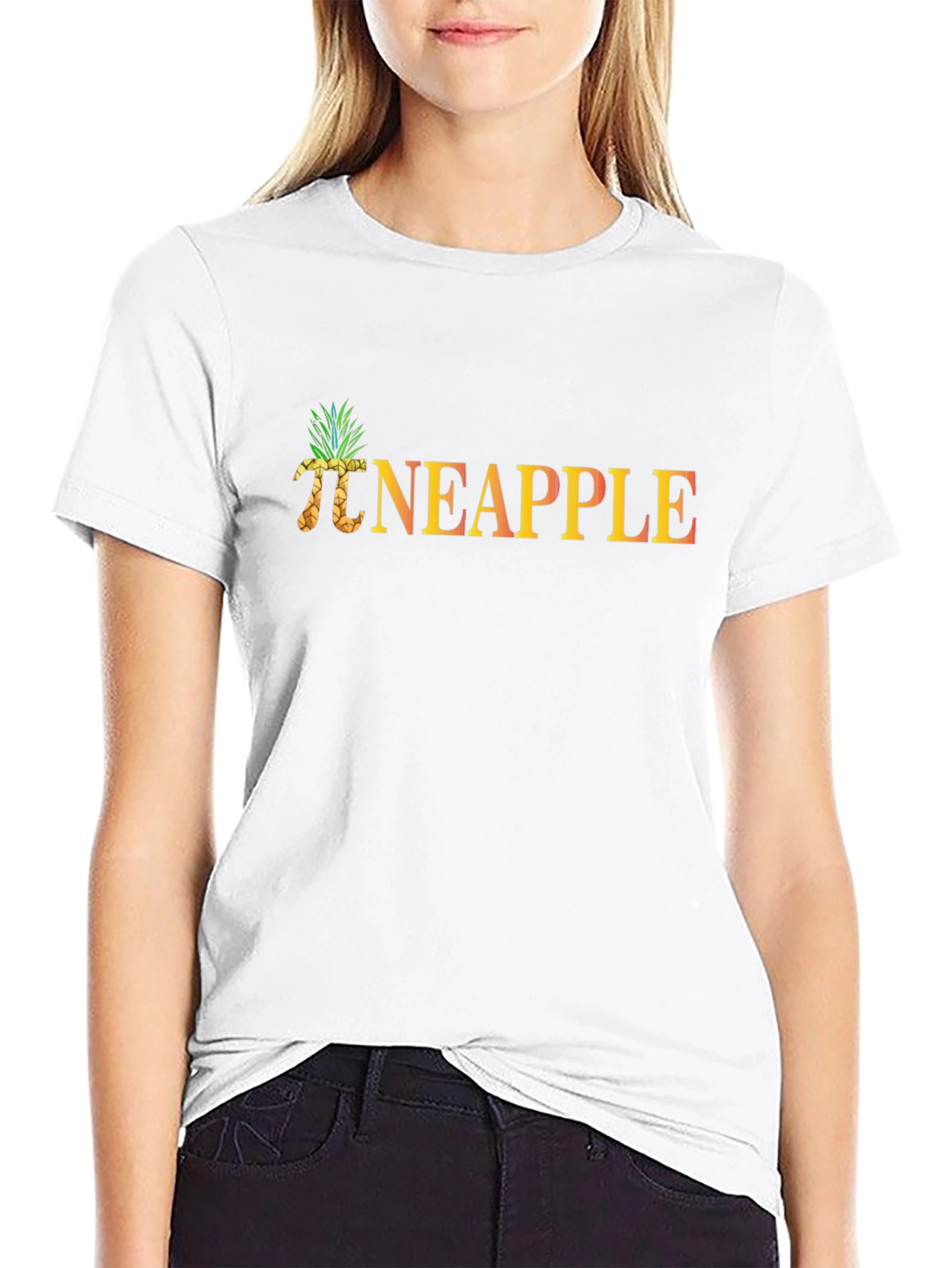 Pi-Neapple T-Shirt - Funny Math Pun Graphic Tee