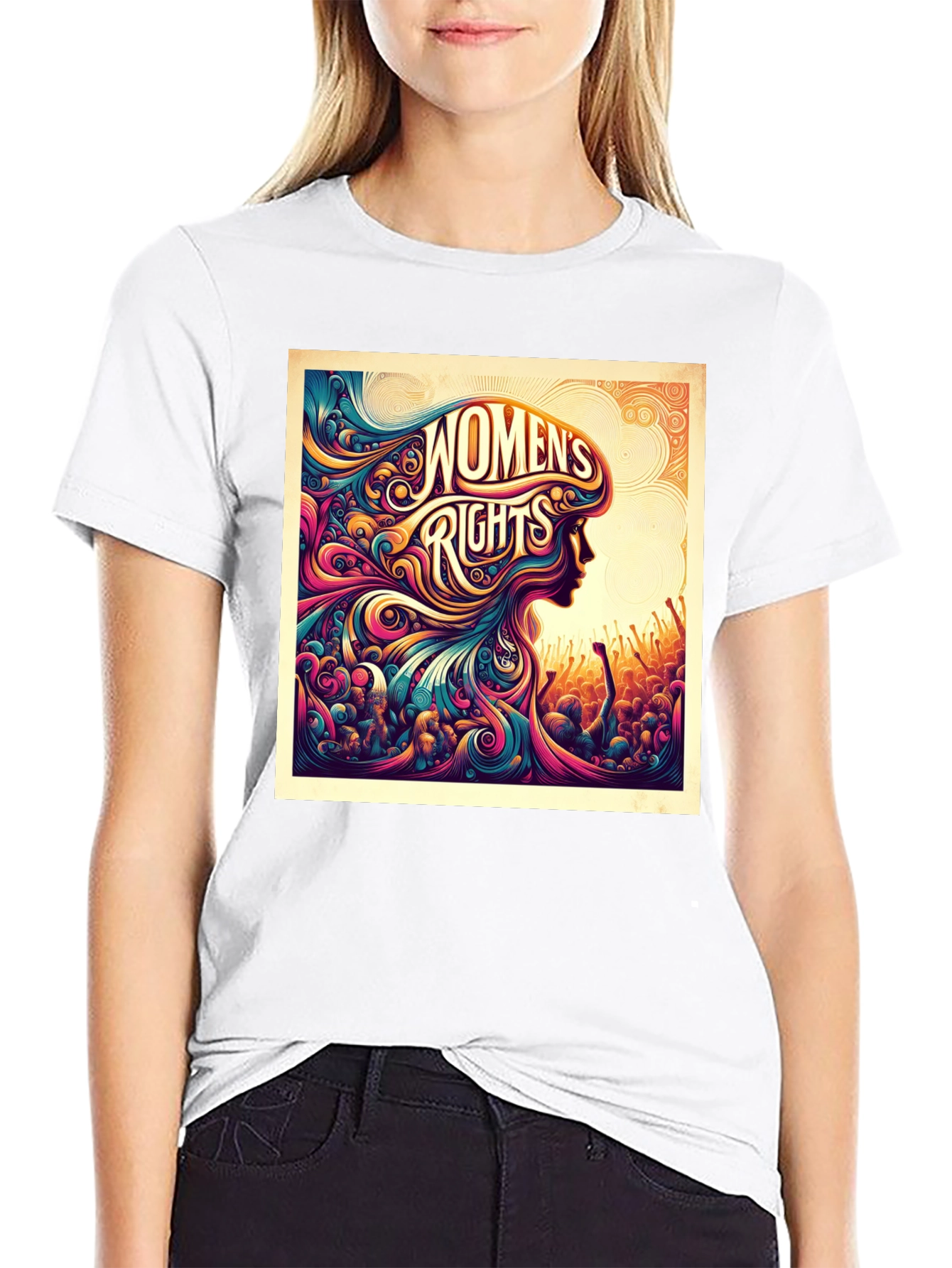 Womens Rights Graphic Tee - Empowering Design