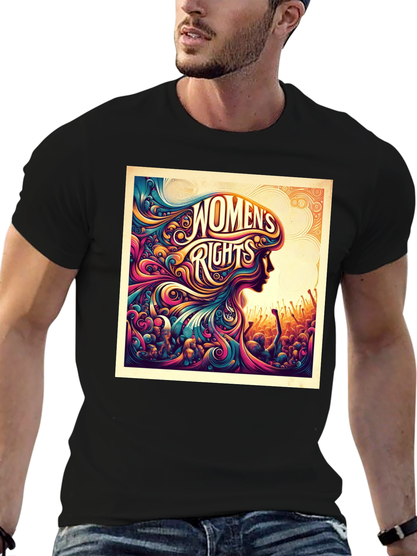 Womens Rights Graphic Tee - Empowering Design