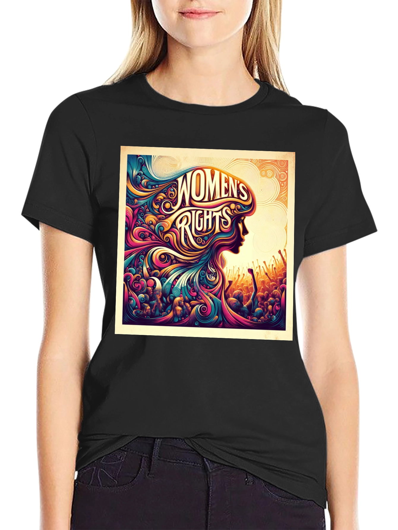 Womens Rights Graphic Tee - Empowering Design