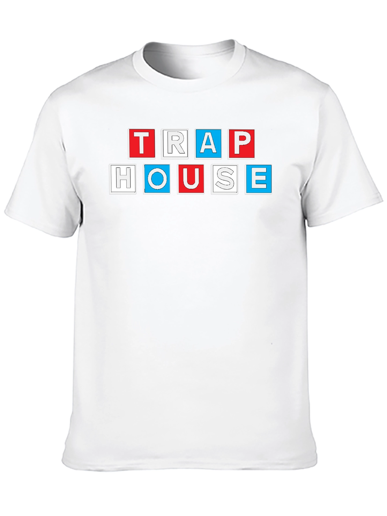 Trap House Graphic Tee - Trendy Urban Style