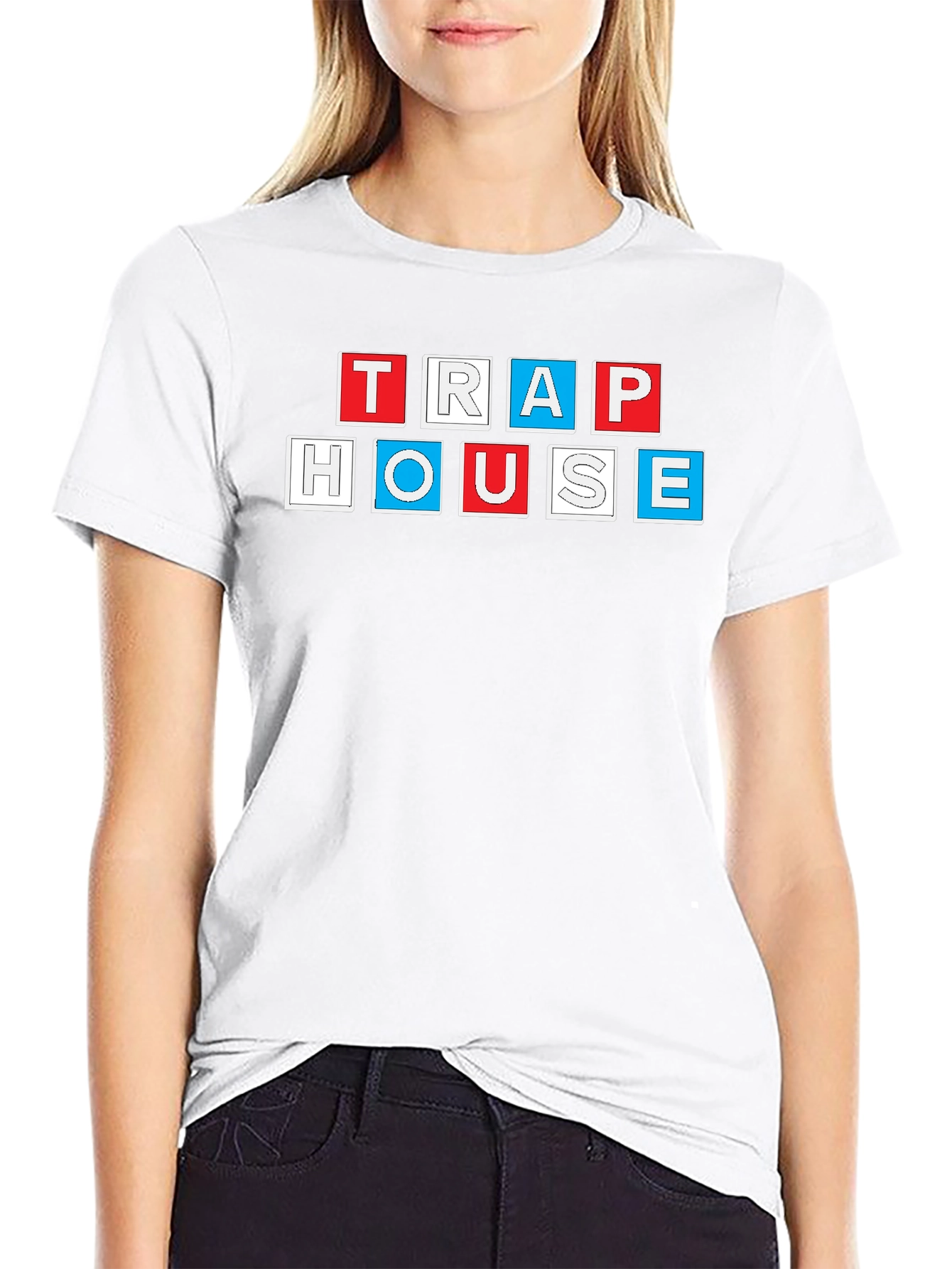 Trap House Graphic Tee - Trendy Urban Style