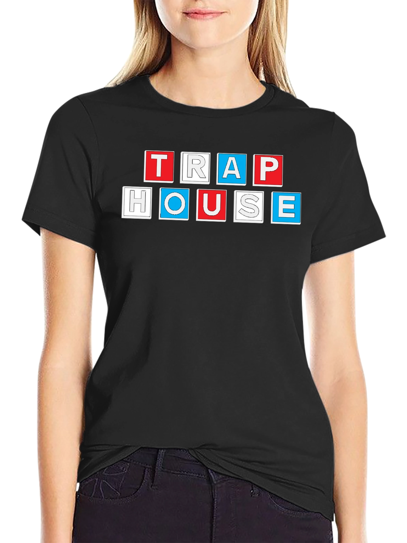 Trap House Graphic Tee - Trendy Urban Style